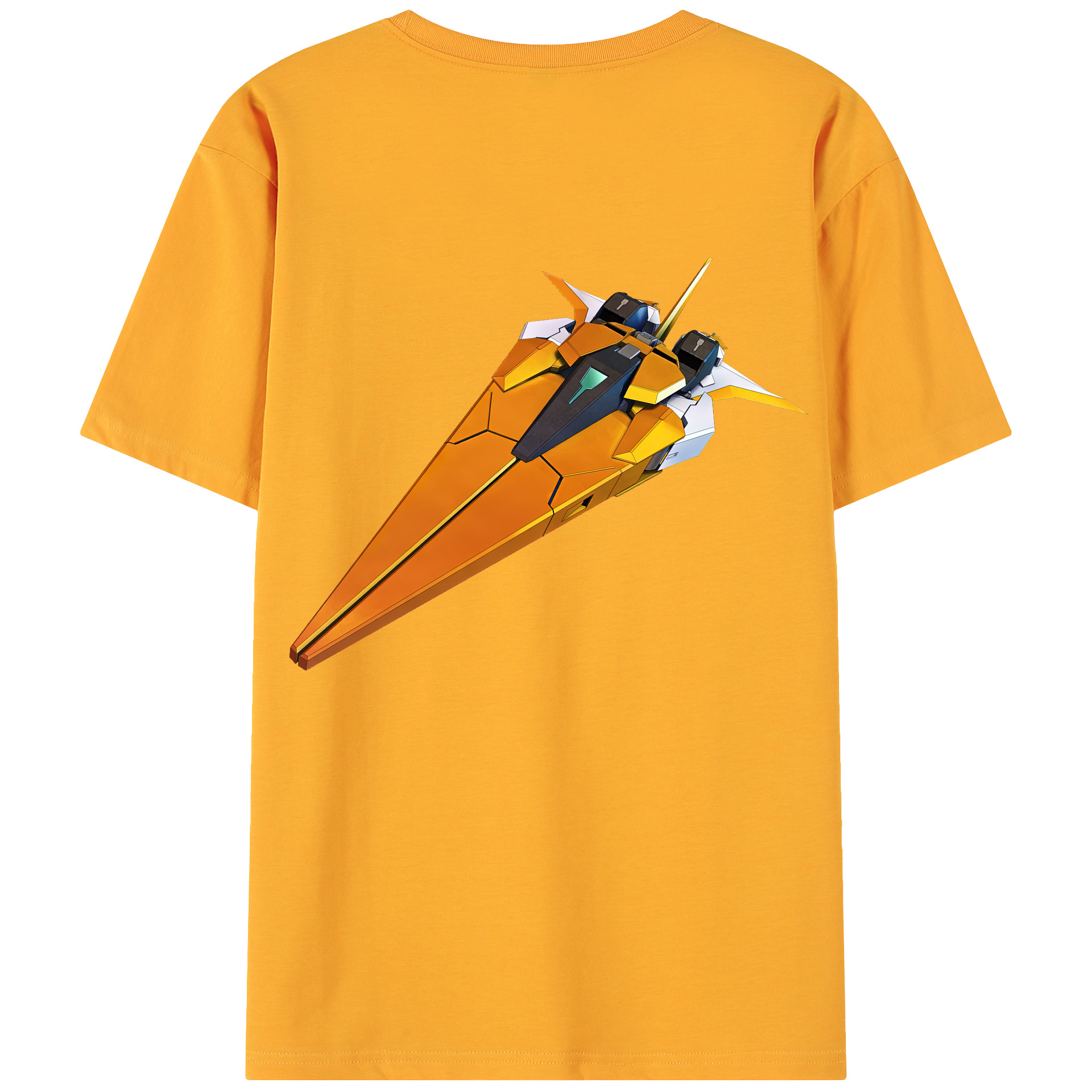 （画像用） 機動戦士ガンダム Mobile Suit Gundam 綿100％ メンズ半袖Tシャツ（バックプリント） 通気性