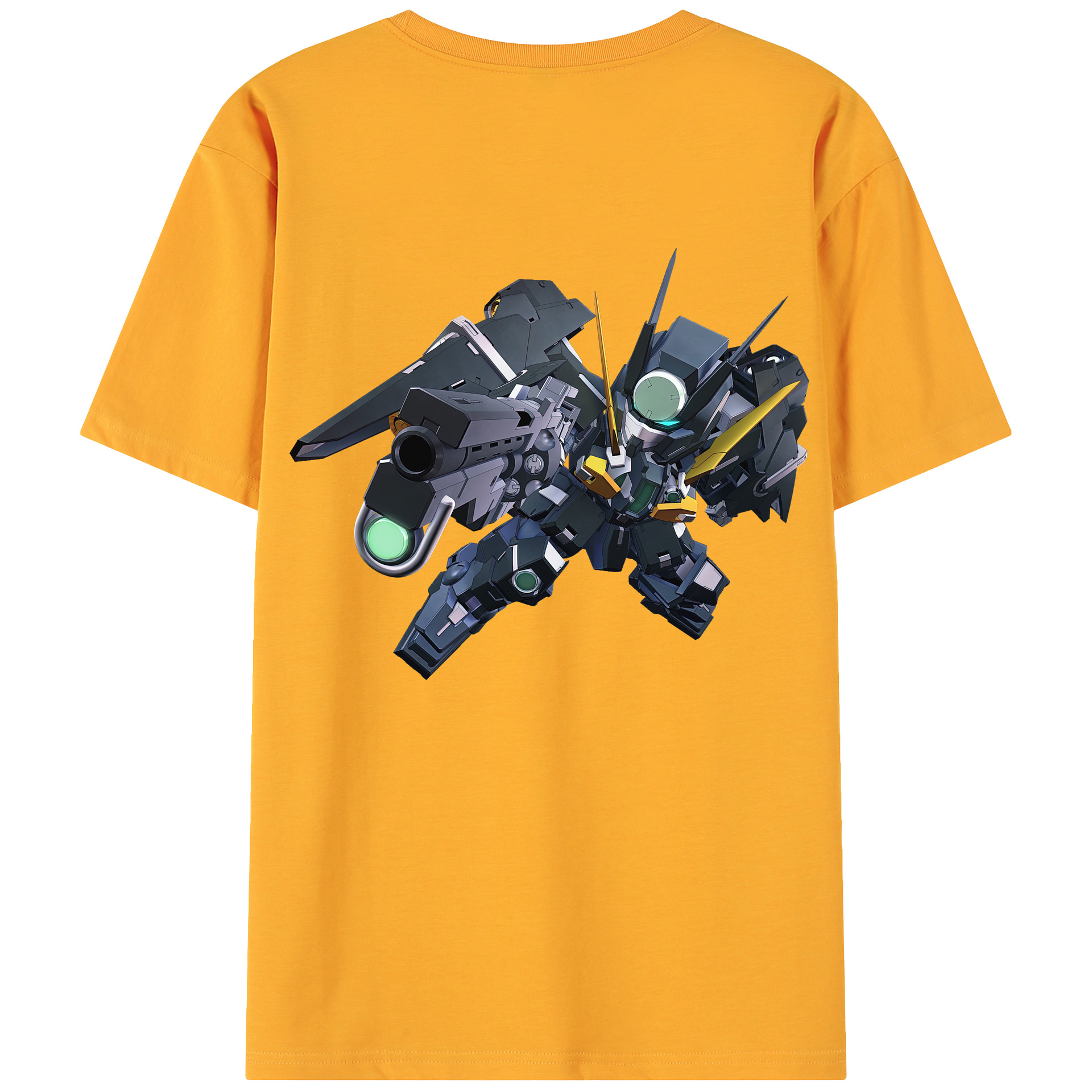 （画像用） 機動戦士ガンダム Mobile Suit Gundam 綿100％ メンズ半袖Tシャツ（バックプリント） 通気性