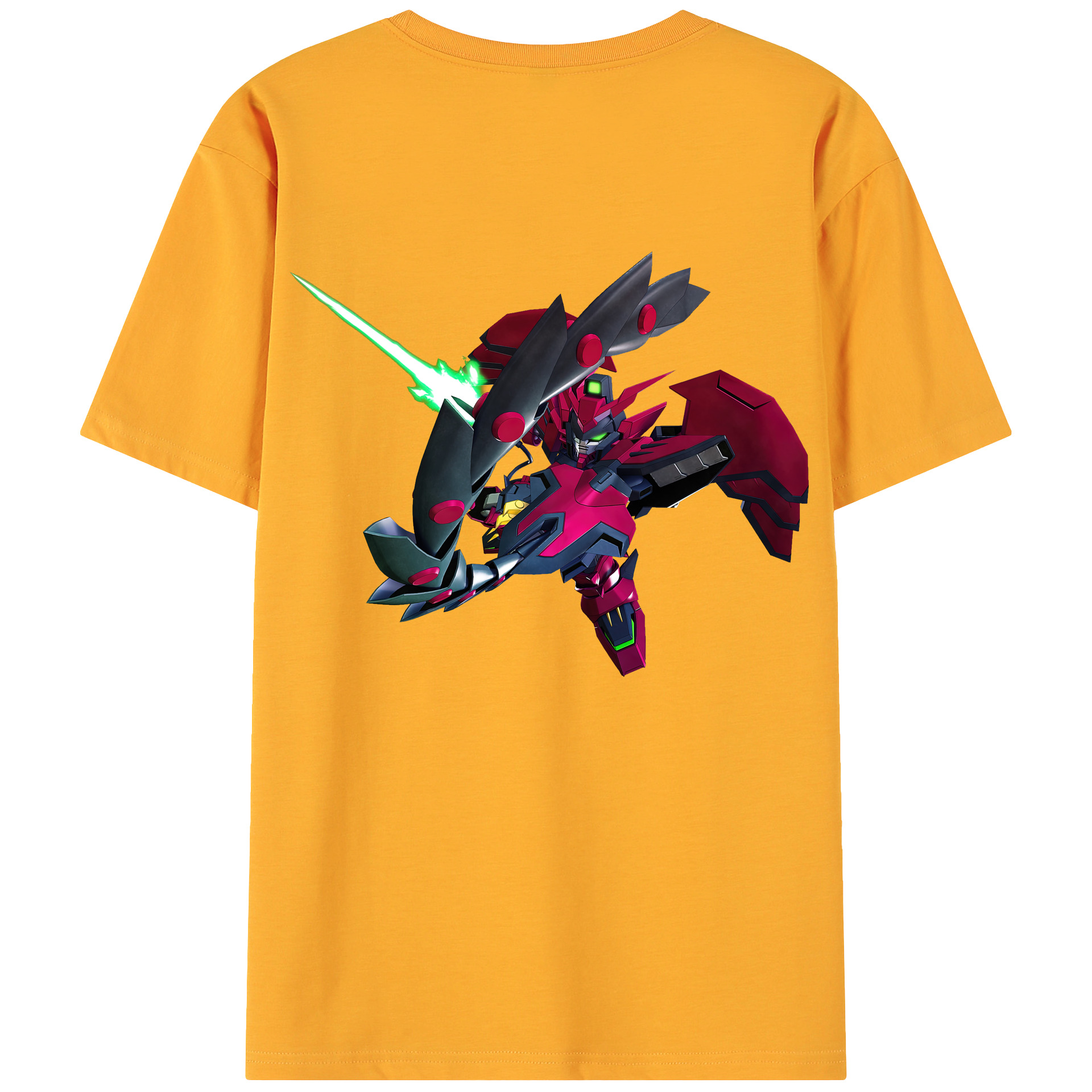 （画像用） 機動戦士ガンダム Mobile Suit Gundam 綿100％ メンズ半袖Tシャツ（バックプリント） 通気性