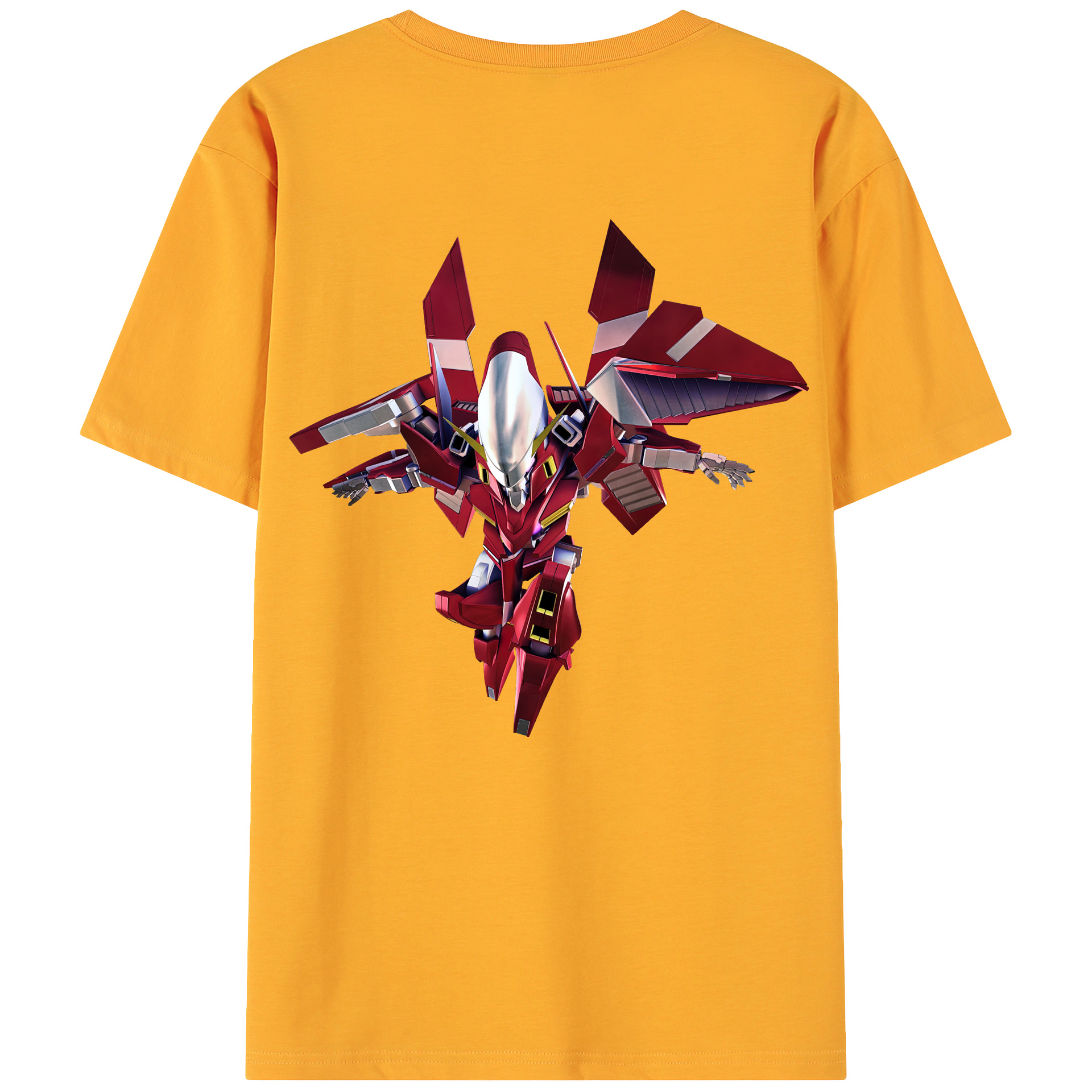 （画像用） 機動戦士ガンダム Mobile Suit Gundam 綿100％ メンズ半袖Tシャツ（バックプリント） 通気性