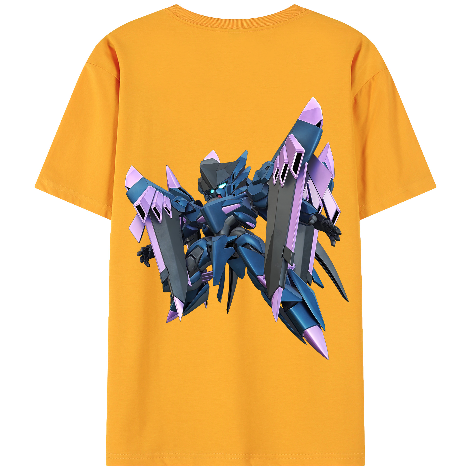 （画像用） 機動戦士ガンダム Mobile Suit Gundam 綿100％ メンズ半袖Tシャツ（バックプリント） 通気性