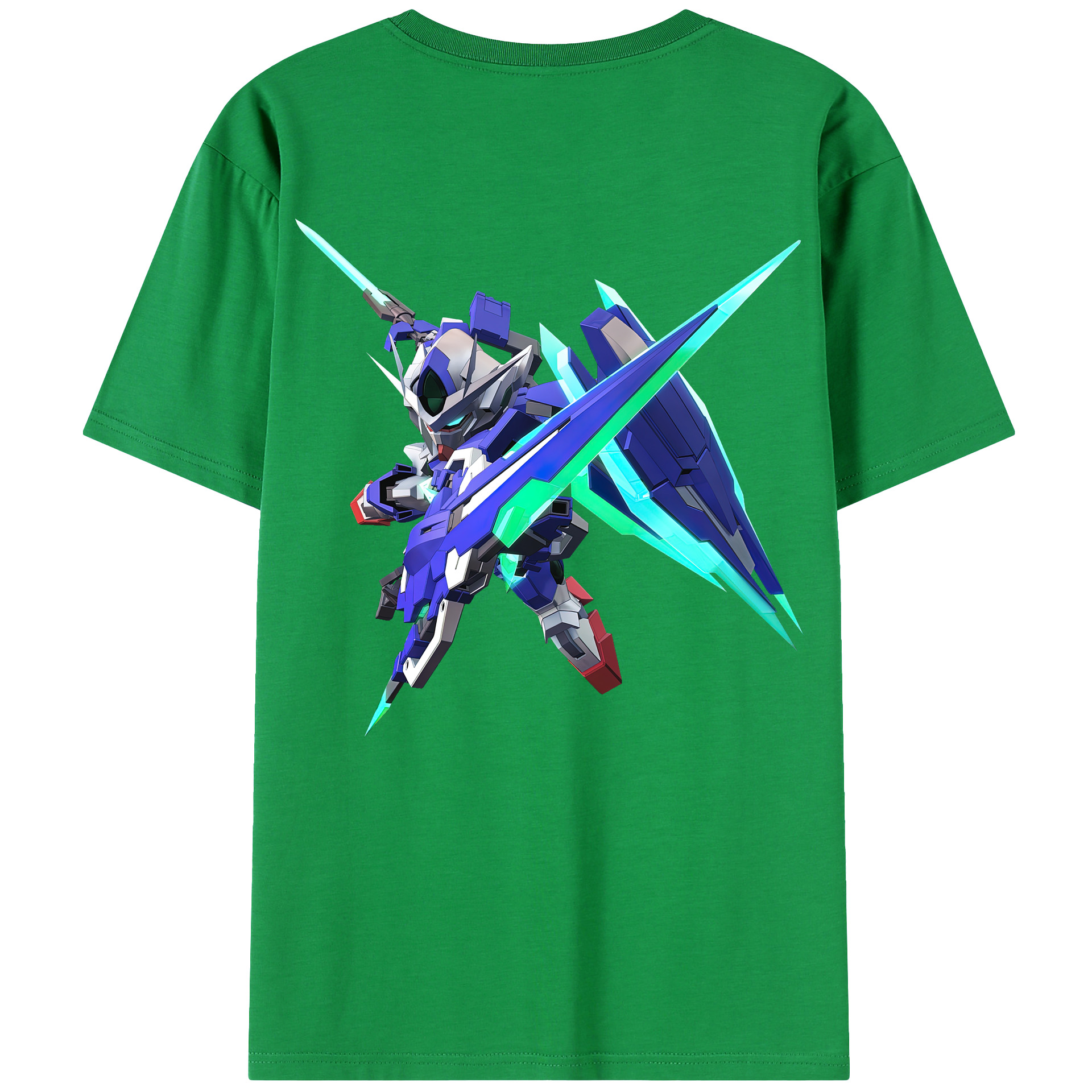 （画像用） 機動戦士ガンダム Mobile Suit Gundam 綿100％ メンズ半袖Tシャツ（バックプリント） 通気性