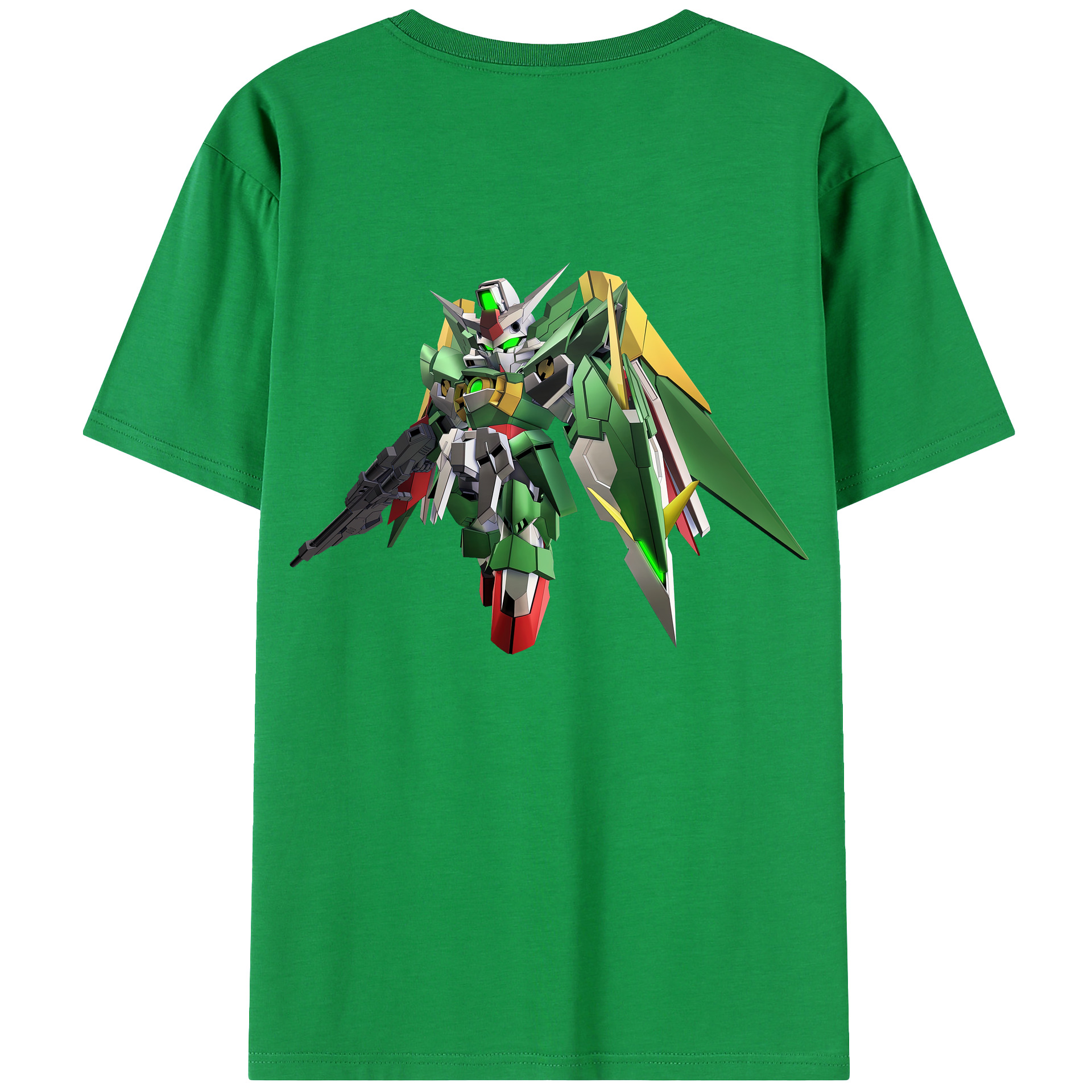 （画像用） 機動戦士ガンダム Mobile Suit Gundam 綿100％ メンズ半袖Tシャツ（バックプリント） 通気性