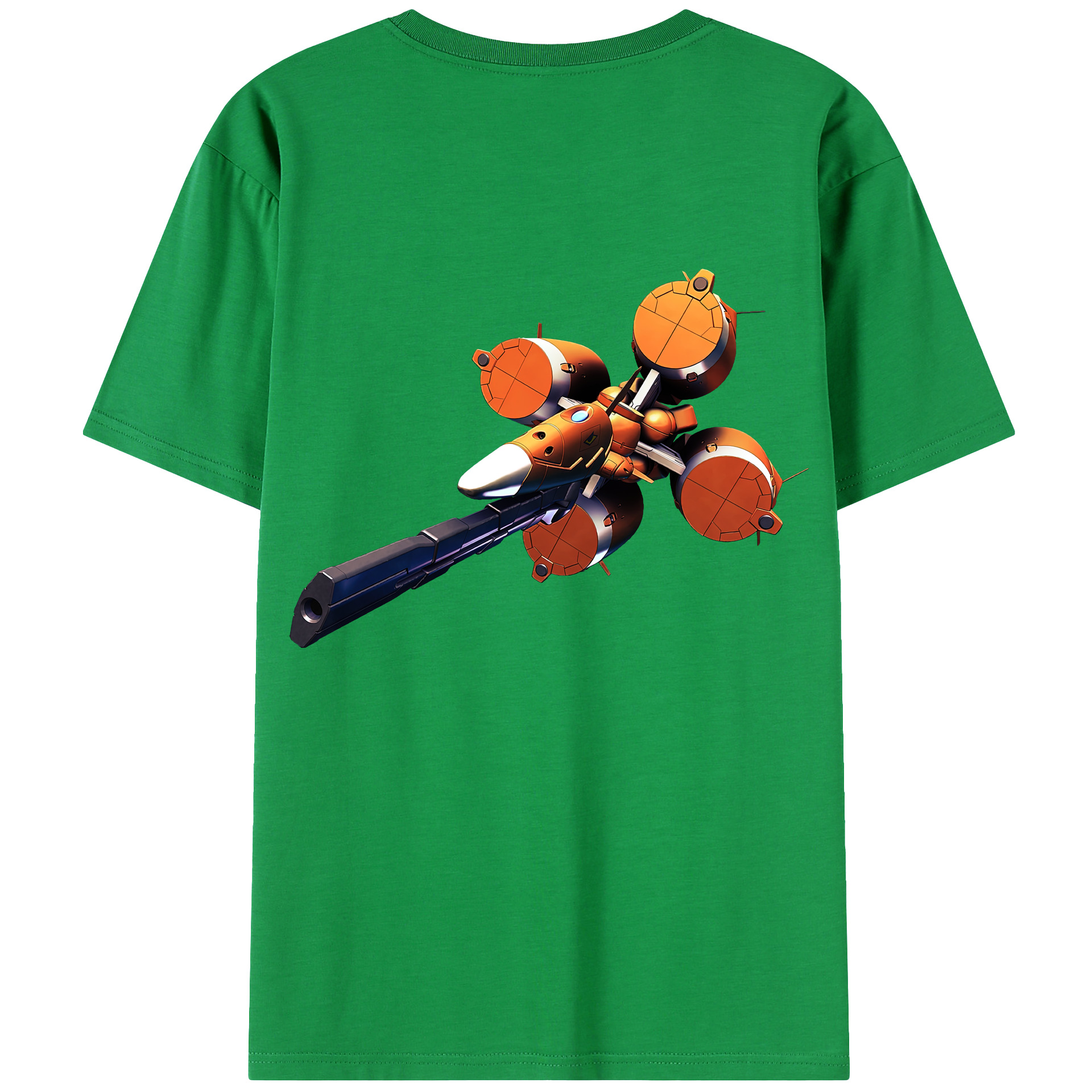 （画像用） 機動戦士ガンダム Mobile Suit Gundam 綿100％ メンズ半袖Tシャツ（バックプリント） 通気性