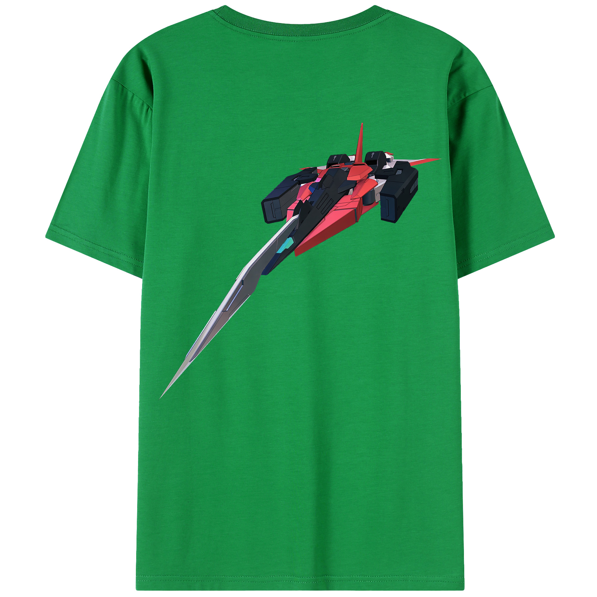 （画像用） 機動戦士ガンダム Mobile Suit Gundam 綿100％ メンズ半袖Tシャツ（バックプリント） 通気性