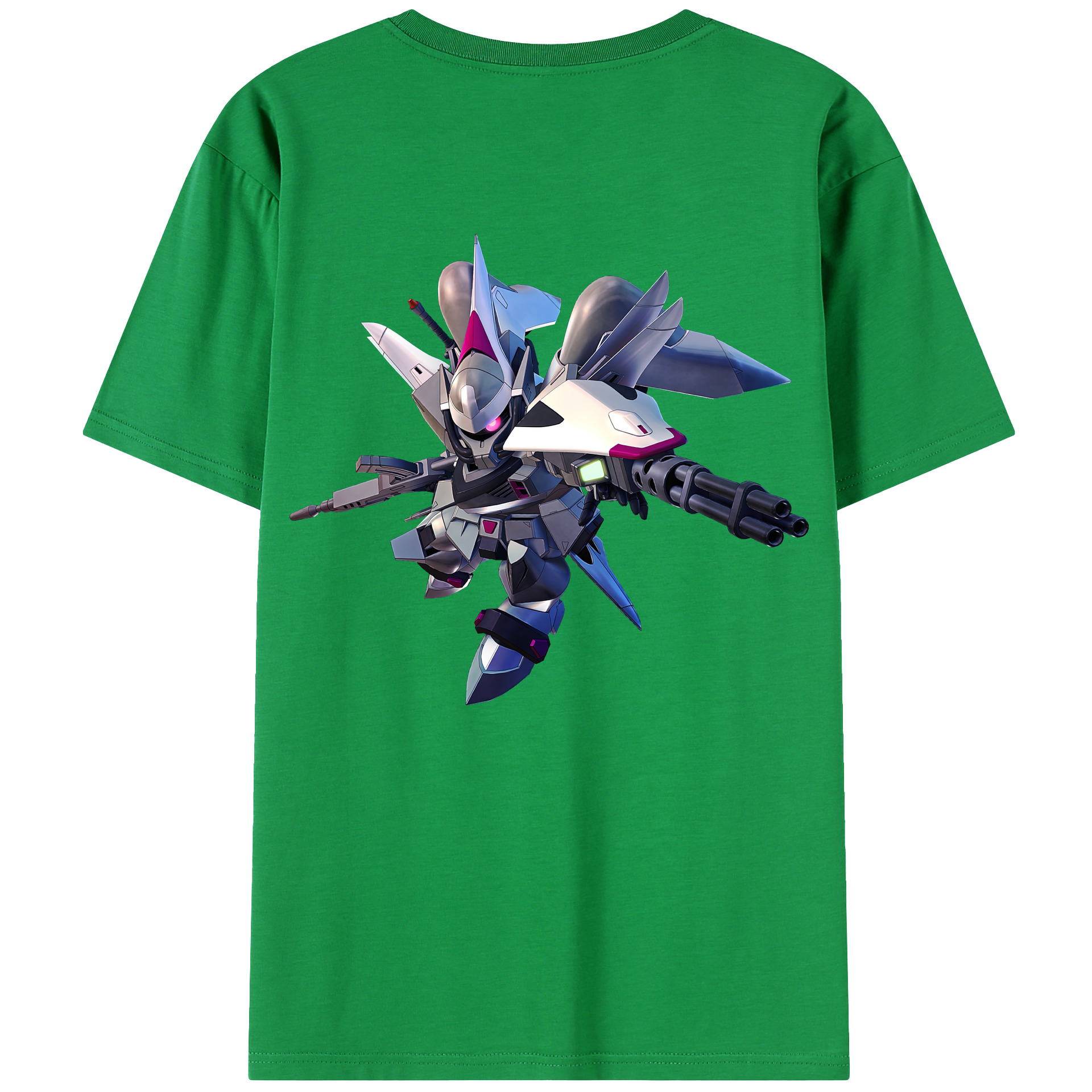 （画像用） 機動戦士ガンダム Mobile Suit Gundam 綿100％ メンズ半袖Tシャツ（バックプリント） 通気性