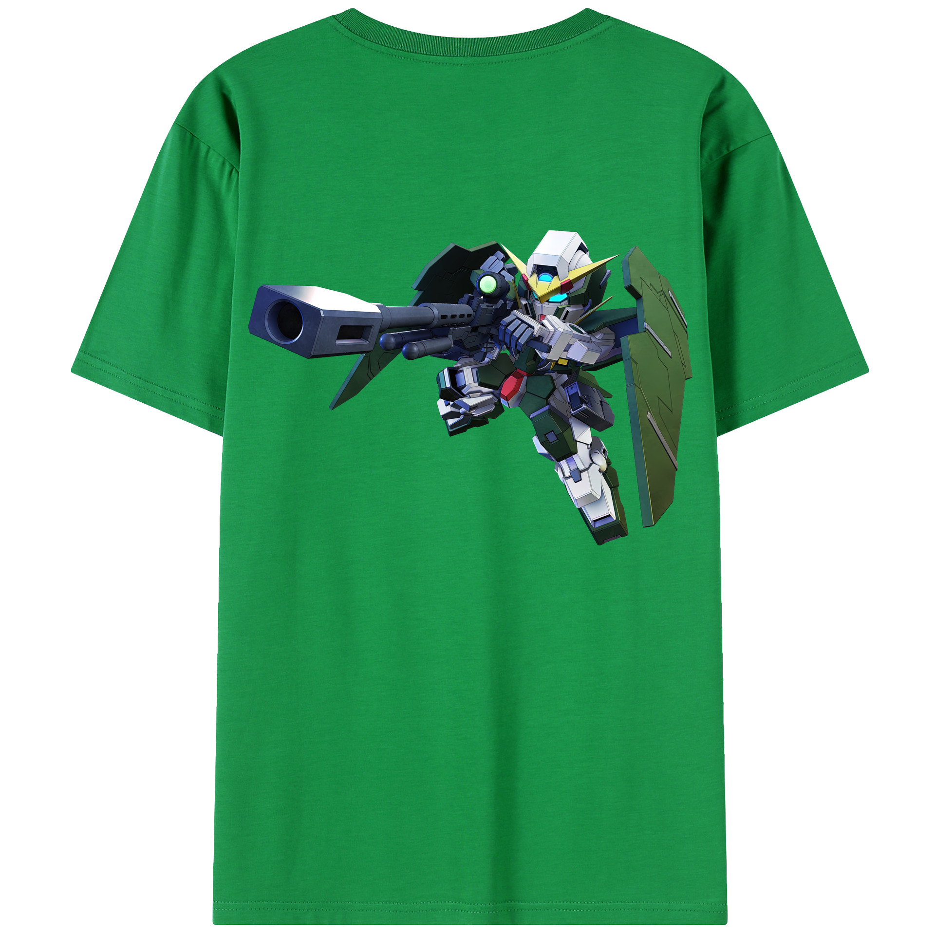 （画像用） 機動戦士ガンダム Mobile Suit Gundam 綿100％ メンズ半袖Tシャツ（バックプリント） 通気性