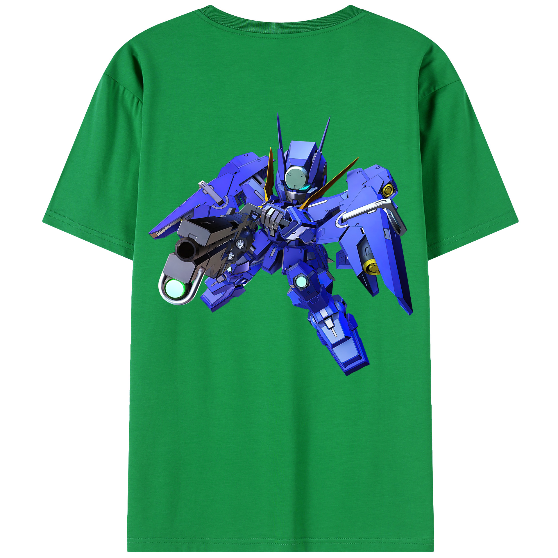 （画像用） 機動戦士ガンダム Mobile Suit Gundam 綿100％ メンズ半袖Tシャツ（バックプリント） 通気性