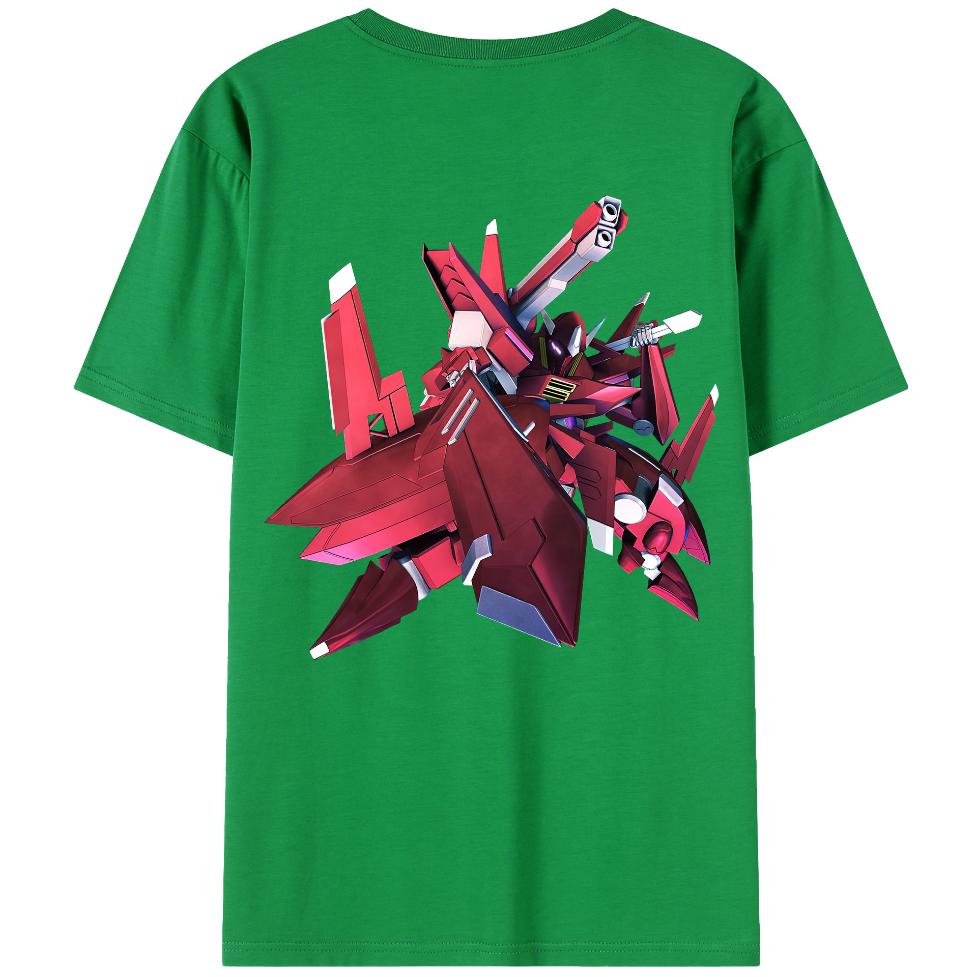 （画像用） 機動戦士ガンダム Mobile Suit Gundam 綿100％ メンズ半袖Tシャツ（バックプリント） 通気性