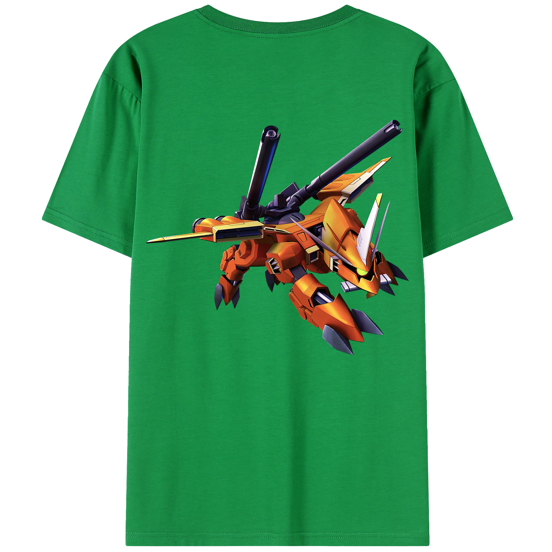 （画像用） 機動戦士ガンダム Mobile Suit Gundam 綿100％ メンズ半袖Tシャツ（バックプリント） 通気性