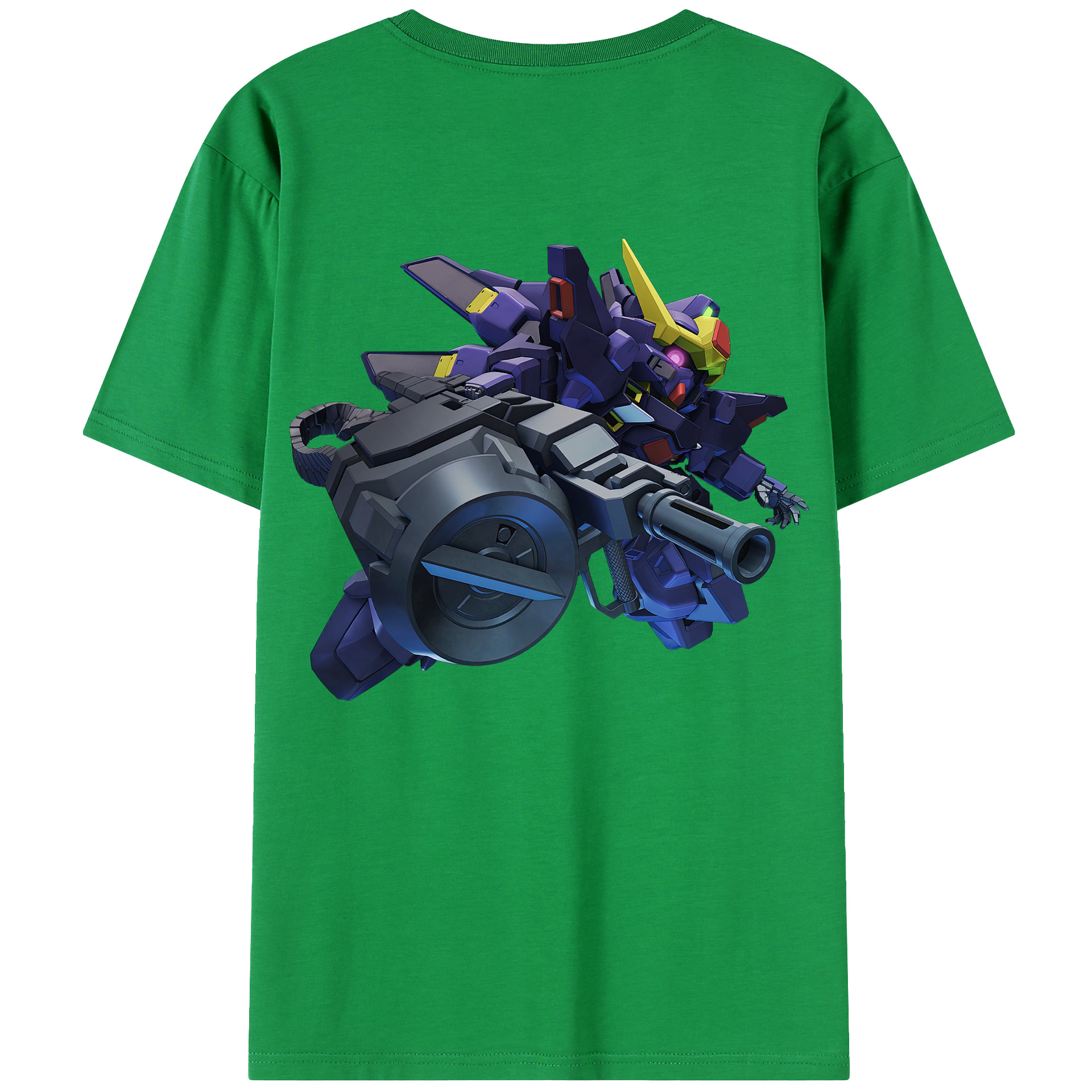 （画像用） 機動戦士ガンダム Mobile Suit Gundam 綿100％ メンズ半袖Tシャツ（バックプリント） 通気性