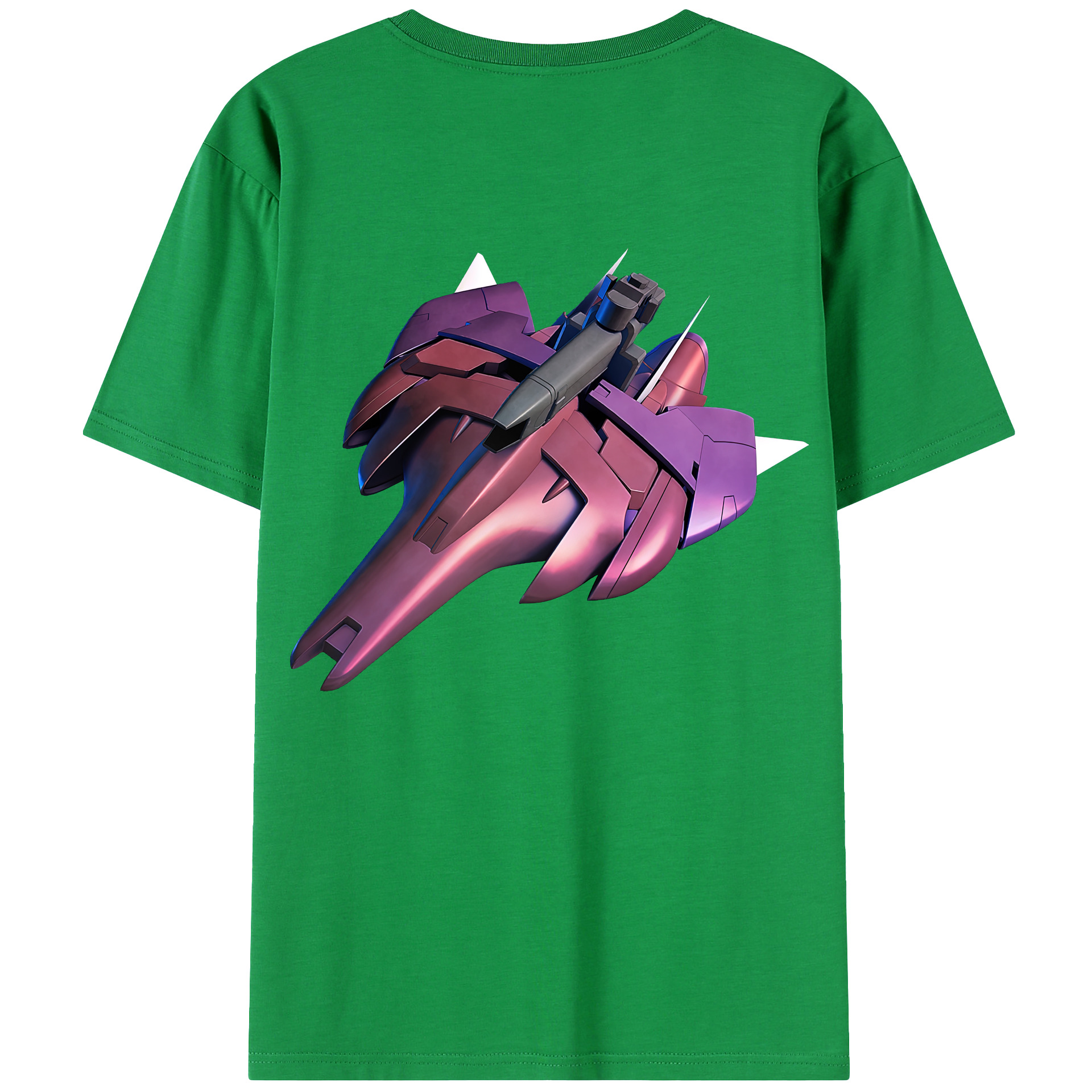 （画像用） 機動戦士ガンダム Mobile Suit Gundam 綿100％ メンズ半袖Tシャツ（バックプリント） 通気性