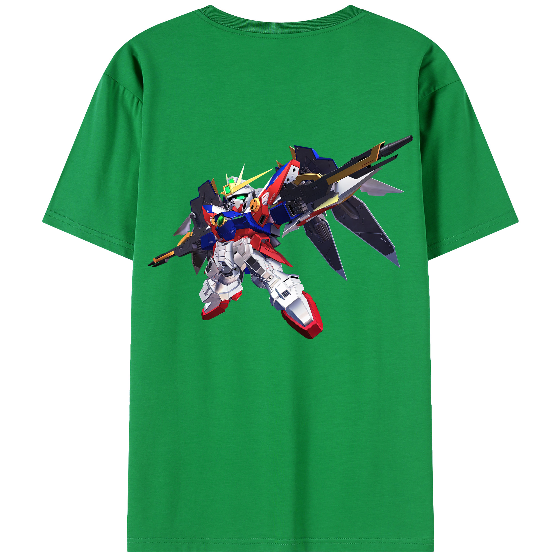 （画像用） 機動戦士ガンダム Mobile Suit Gundam 綿100％ メンズ半袖Tシャツ（バックプリント） 通気性