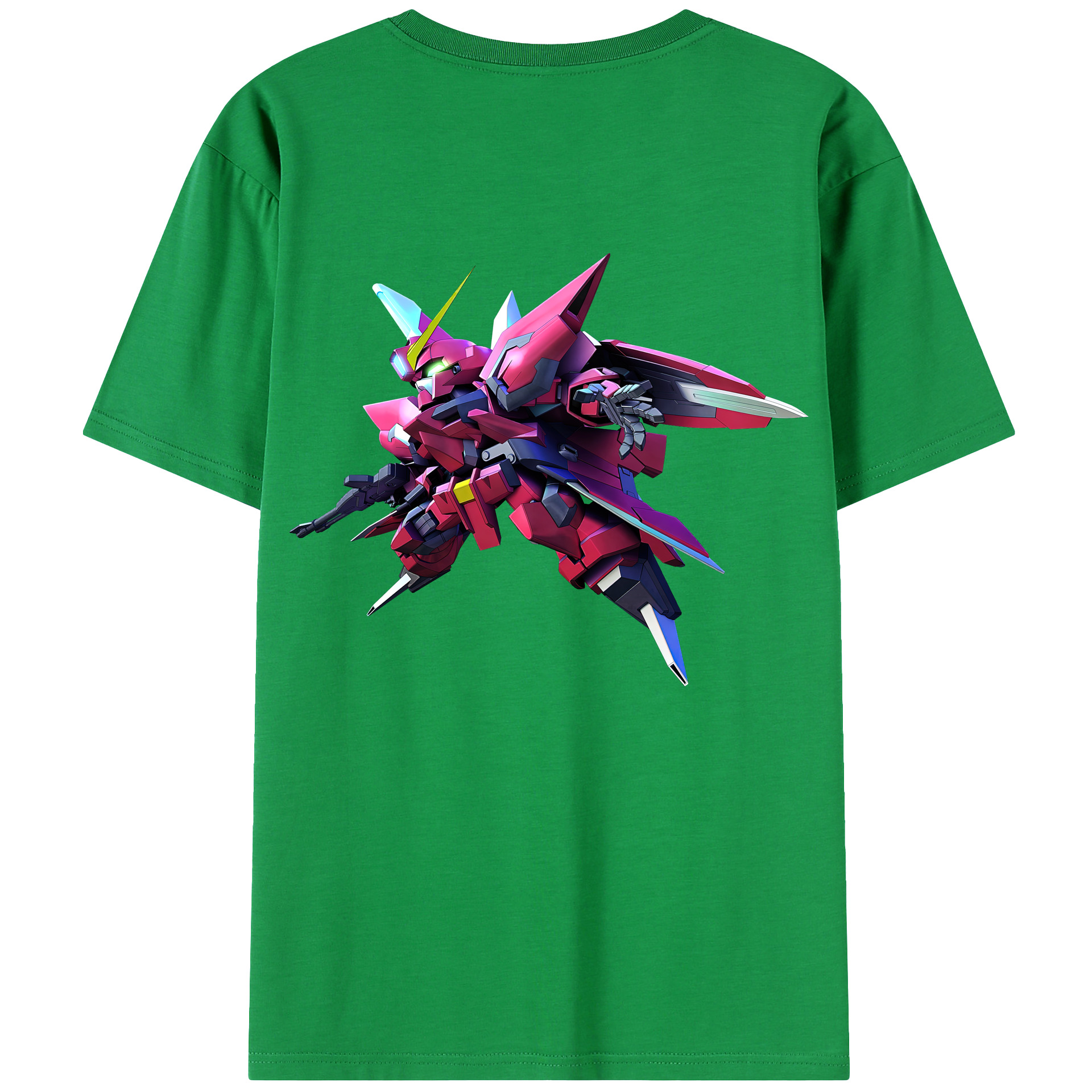 （画像用） 機動戦士ガンダム Mobile Suit Gundam 綿100％ メンズ半袖Tシャツ（バックプリント） 通気性