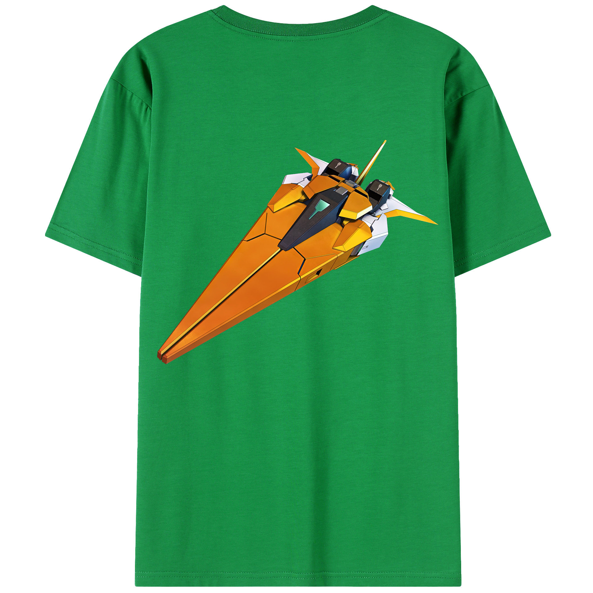 （画像用） 機動戦士ガンダム Mobile Suit Gundam 綿100％ メンズ半袖Tシャツ（バックプリント） 通気性
