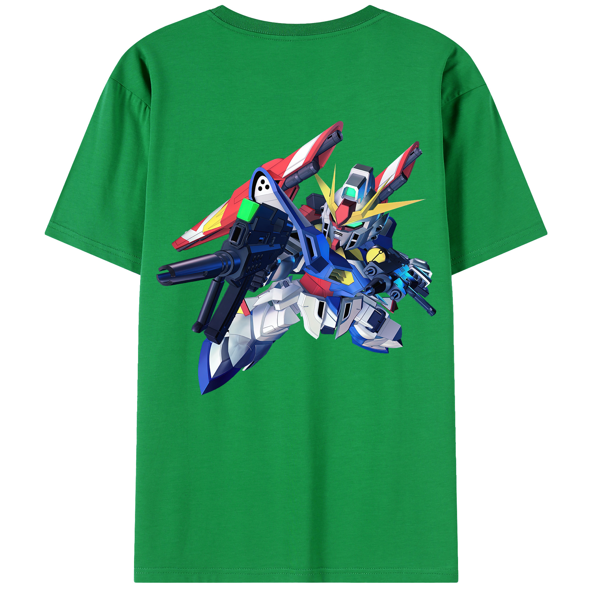 （画像用） 機動戦士ガンダム Mobile Suit Gundam 綿100％ メンズ半袖Tシャツ（バックプリント） 通気性