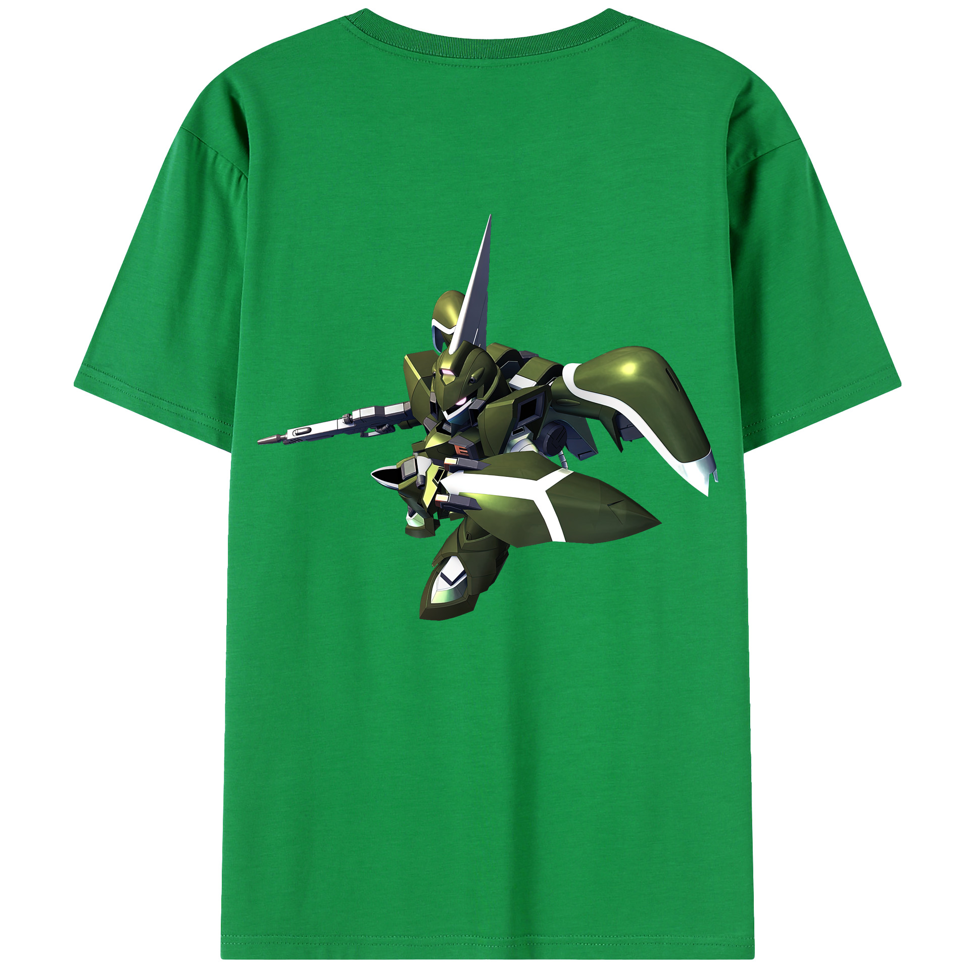 （画像用） 機動戦士ガンダム Mobile Suit Gundam 綿100％ メンズ半袖Tシャツ（バックプリント） 通気性