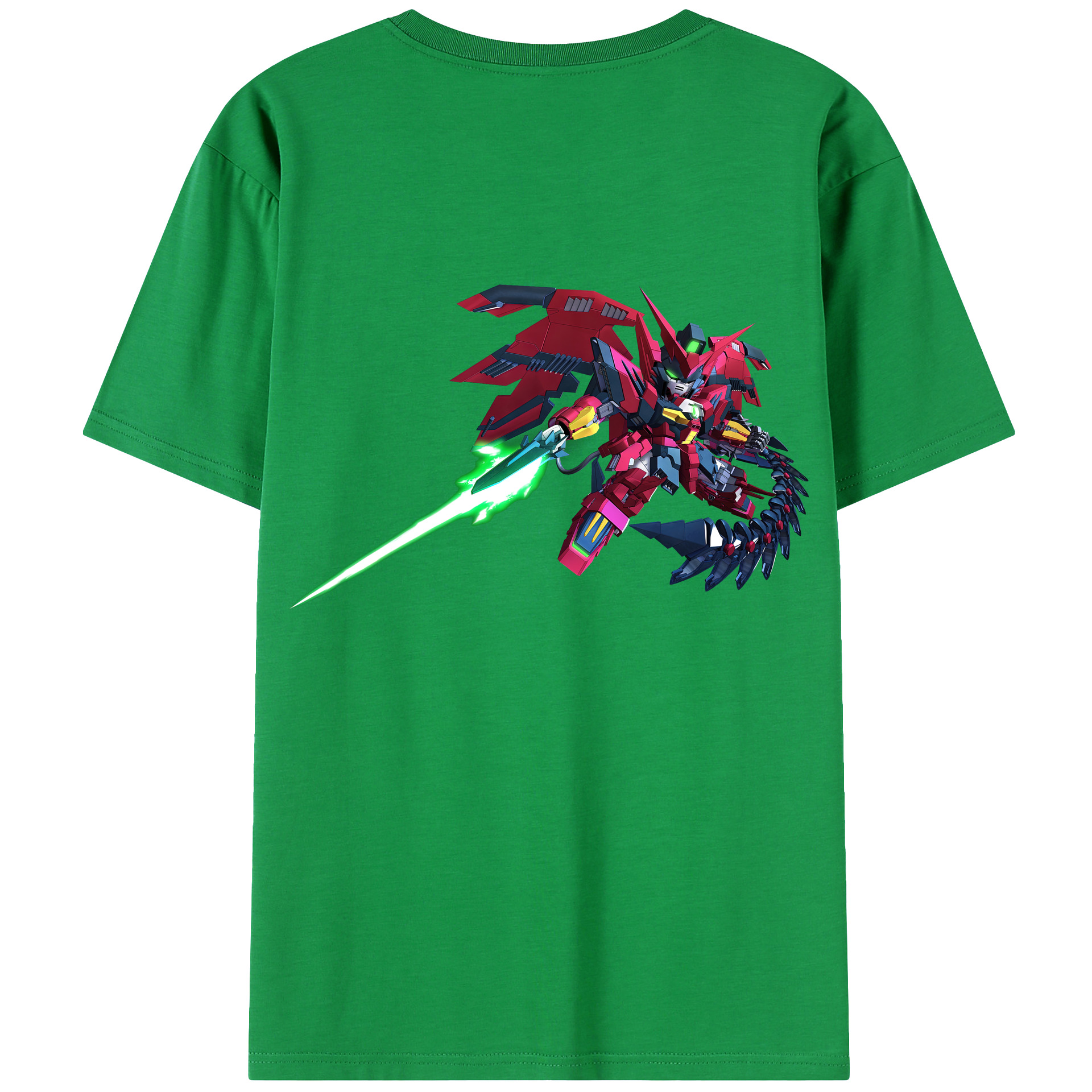 （画像用） 機動戦士ガンダム Mobile Suit Gundam 綿100％ メンズ半袖Tシャツ（バックプリント） 通気性