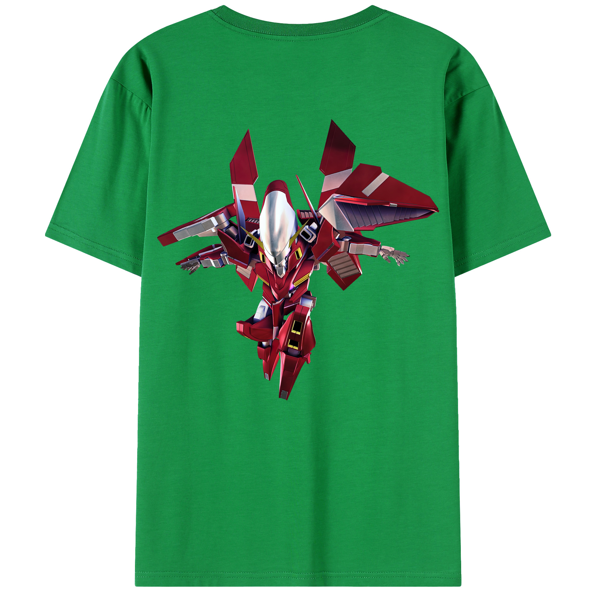（画像用） 機動戦士ガンダム Mobile Suit Gundam 綿100％ メンズ半袖Tシャツ（バックプリント） 通気性