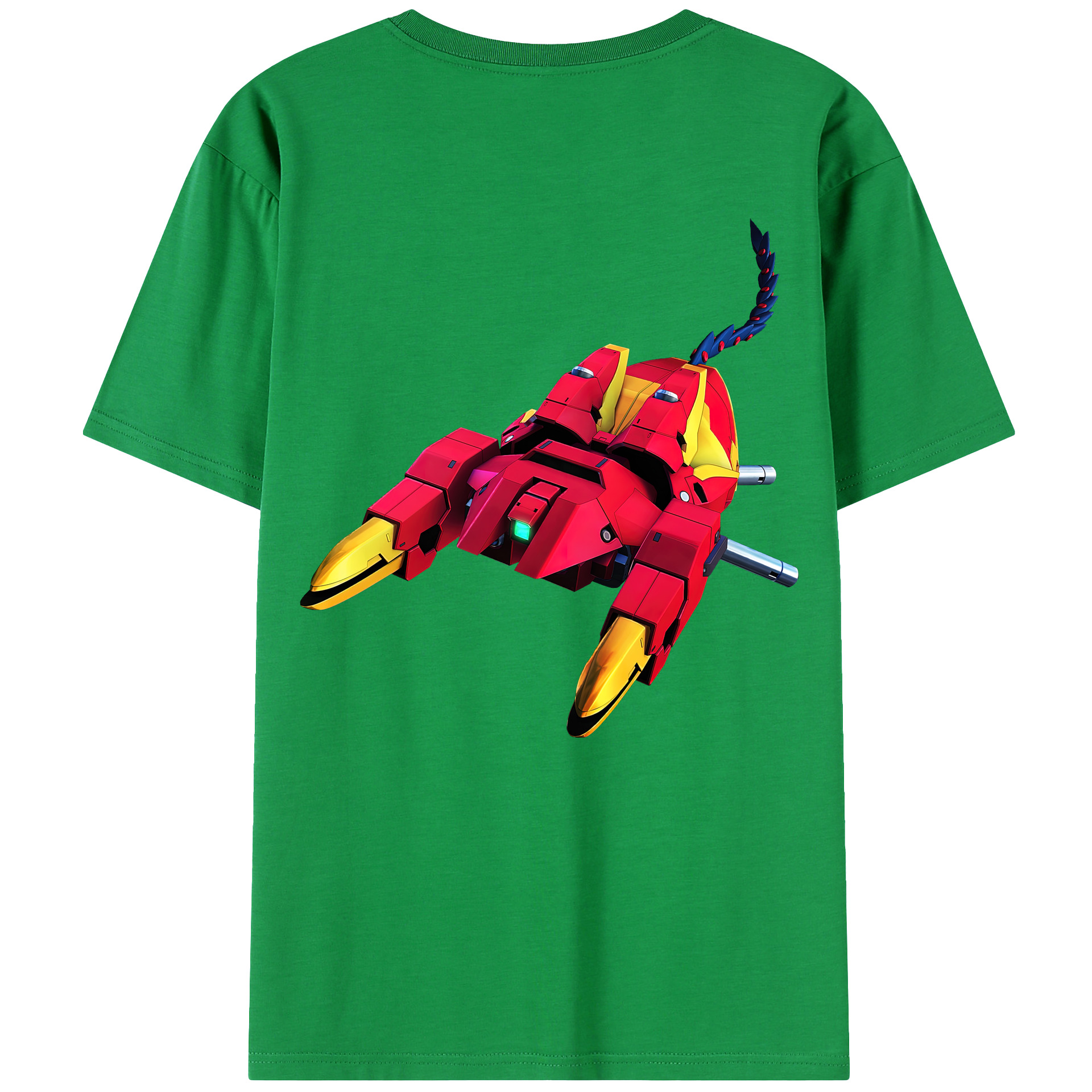 （画像用） 機動戦士ガンダム Mobile Suit Gundam 綿100％ メンズ半袖Tシャツ（バックプリント） 通気性