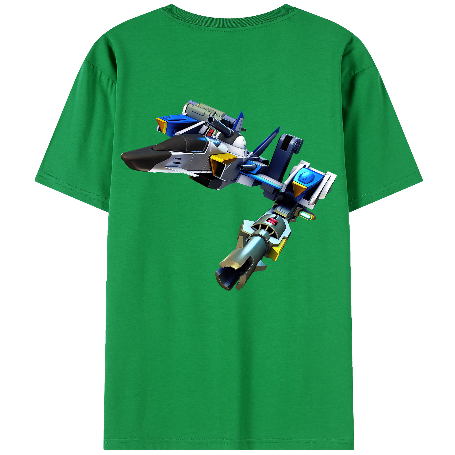 （画像用） 機動戦士ガンダム Mobile Suit Gundam 綿100％ メンズ半袖Tシャツ（バックプリント） 通気性