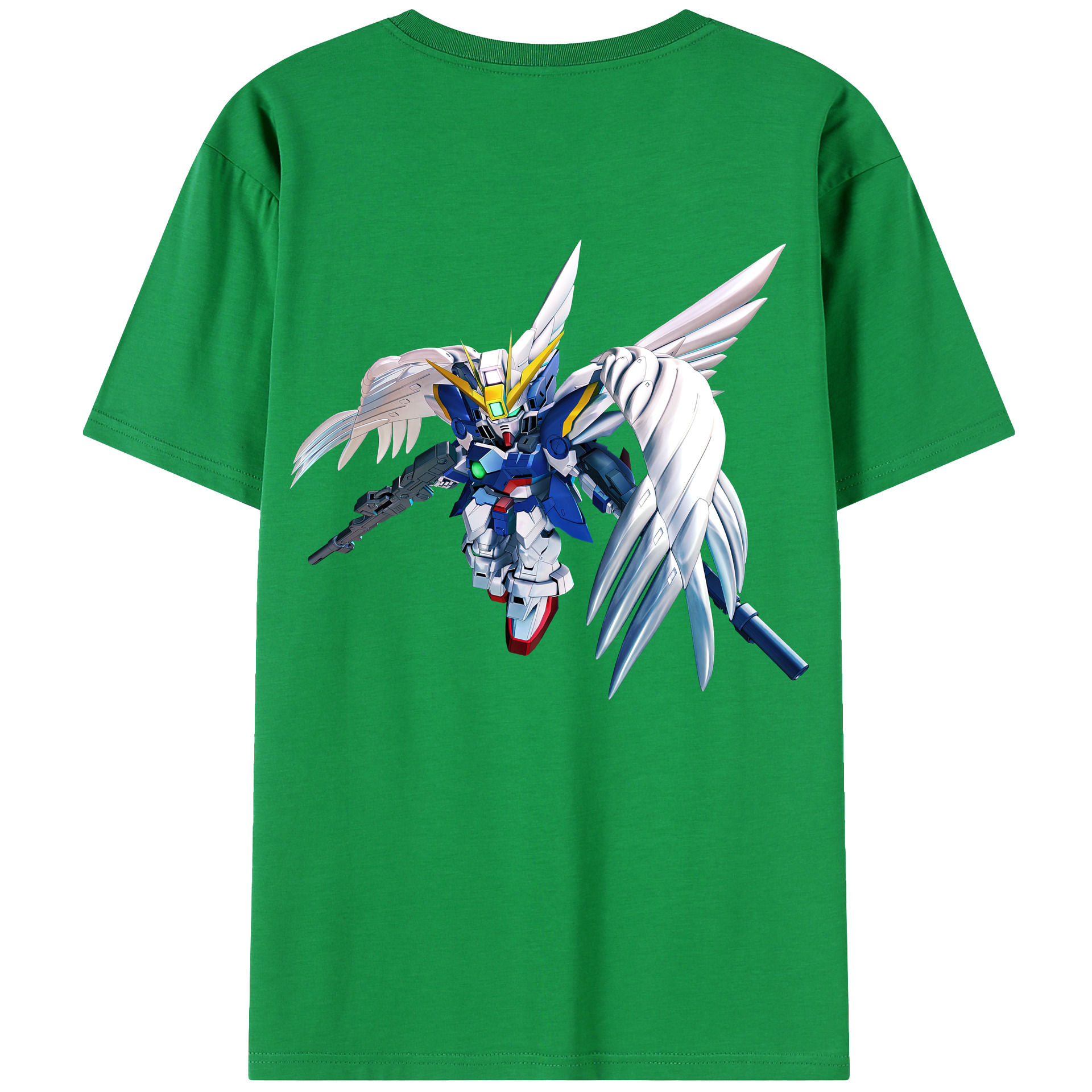 （画像用） 機動戦士ガンダム Mobile Suit Gundam 綿100％ メンズ半袖Tシャツ（バックプリント） 通気性