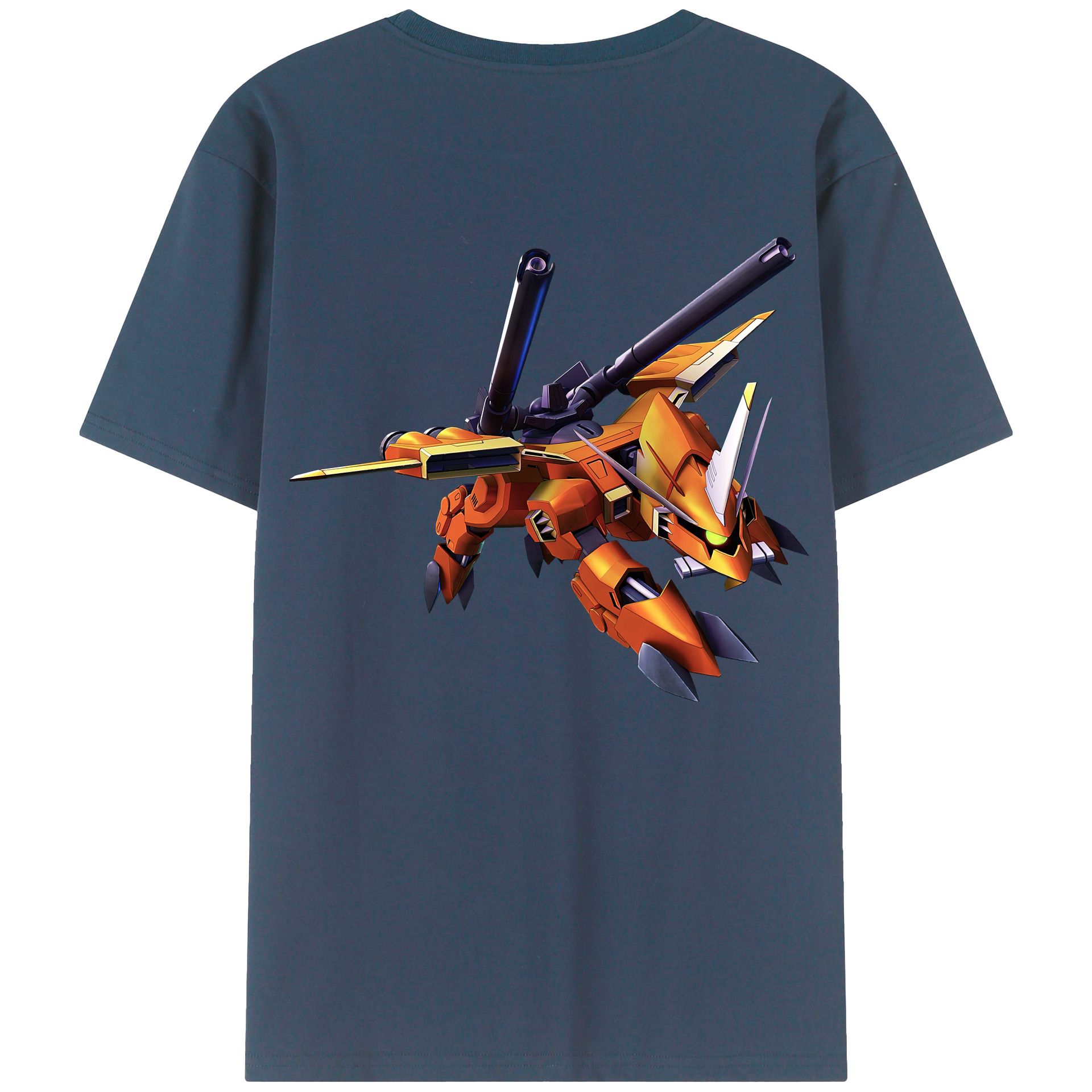 （画像用） 機動戦士ガンダム Mobile Suit Gundam 綿100％ メンズ半袖Tシャツ（バックプリント） 通気性