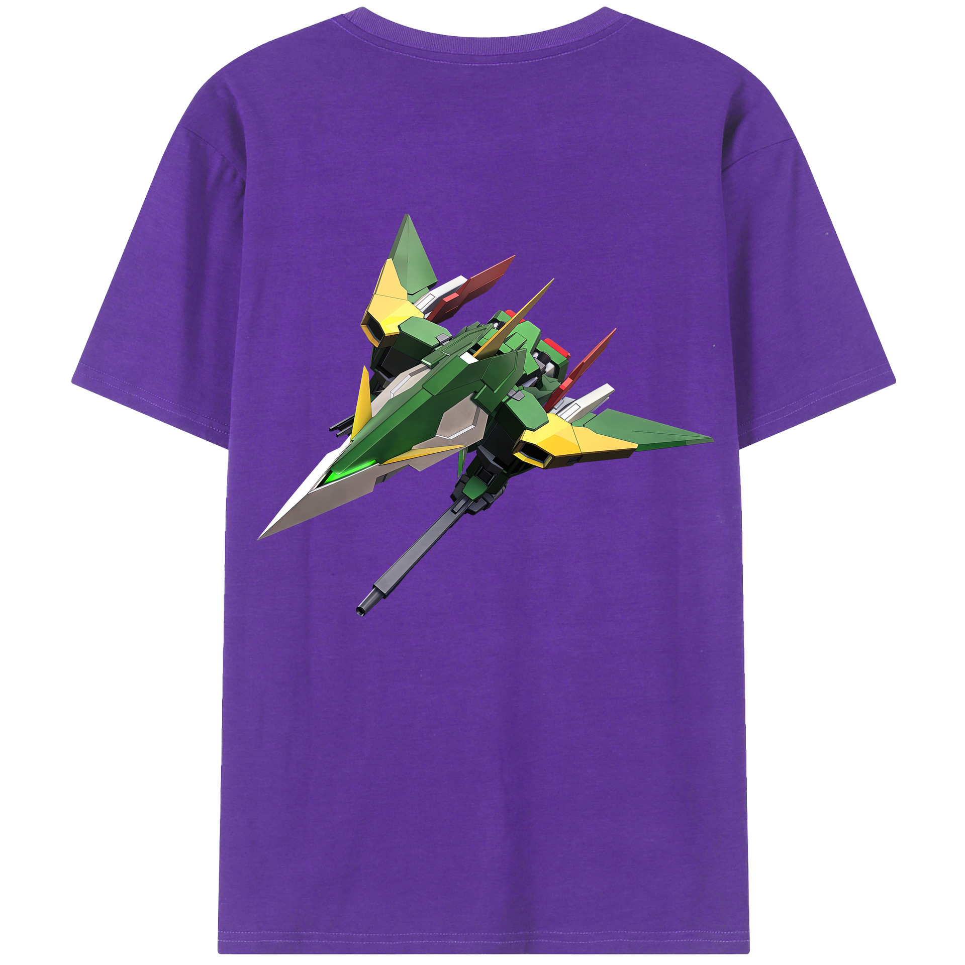 （画像用） 機動戦士ガンダム Mobile Suit Gundam 綿100％ メンズ半袖Tシャツ（バックプリント） 通気性