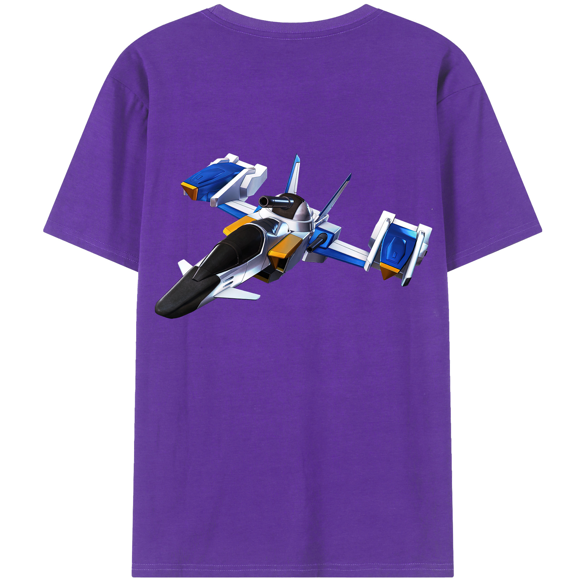 （画像用） 機動戦士ガンダム Mobile Suit Gundam 綿100％ メンズ半袖Tシャツ（バックプリント） 通気性