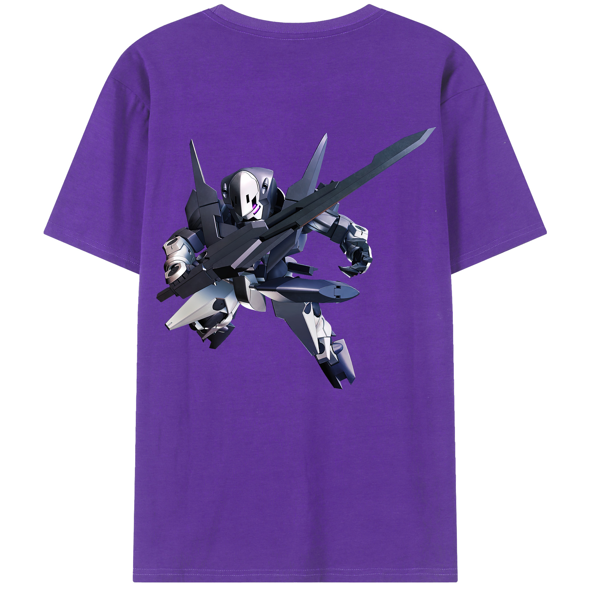 （画像用） 機動戦士ガンダム Mobile Suit Gundam 綿100％ メンズ半袖Tシャツ（バックプリント） 通気性