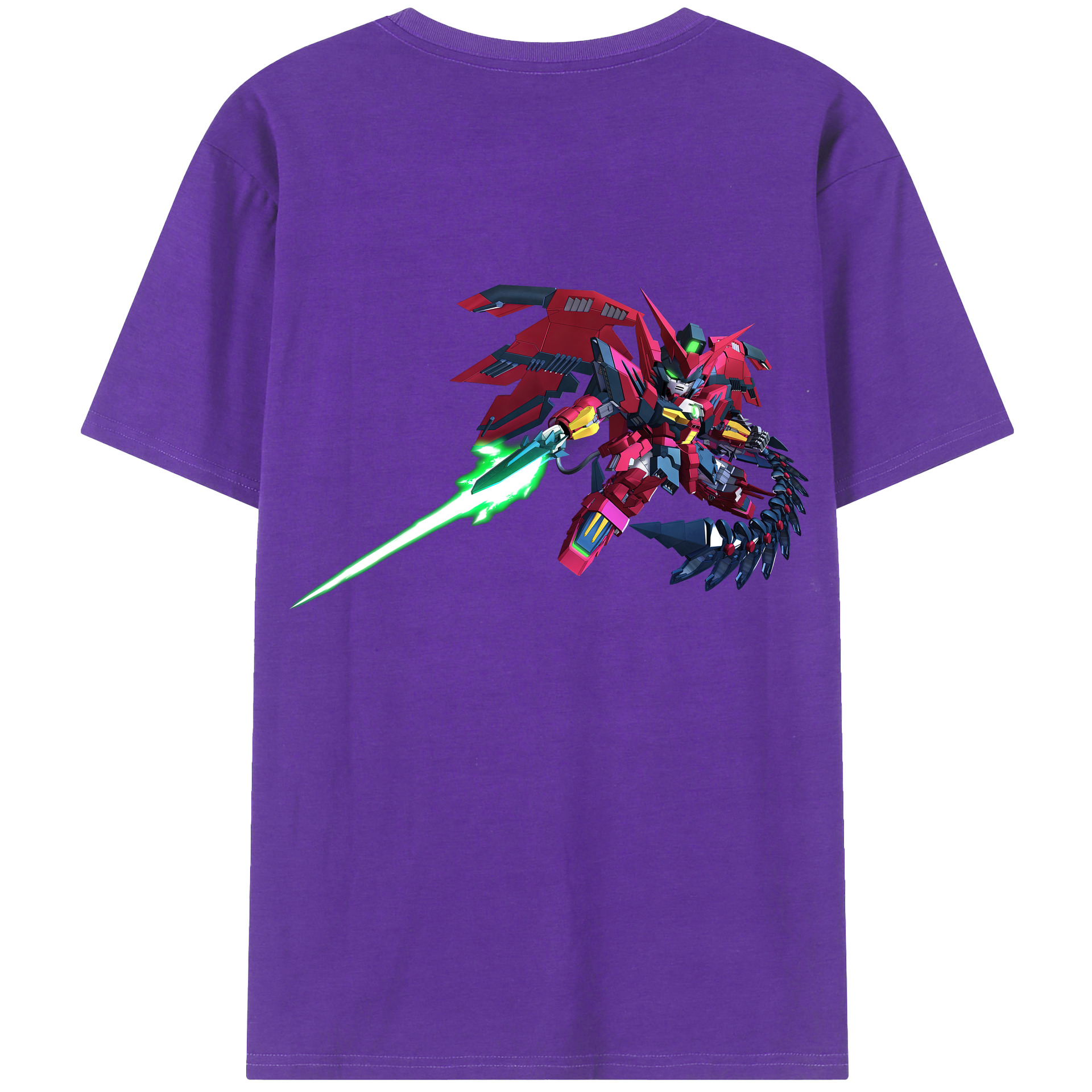 （画像用） 機動戦士ガンダム Mobile Suit Gundam 綿100％ メンズ半袖Tシャツ（バックプリント） 通気性