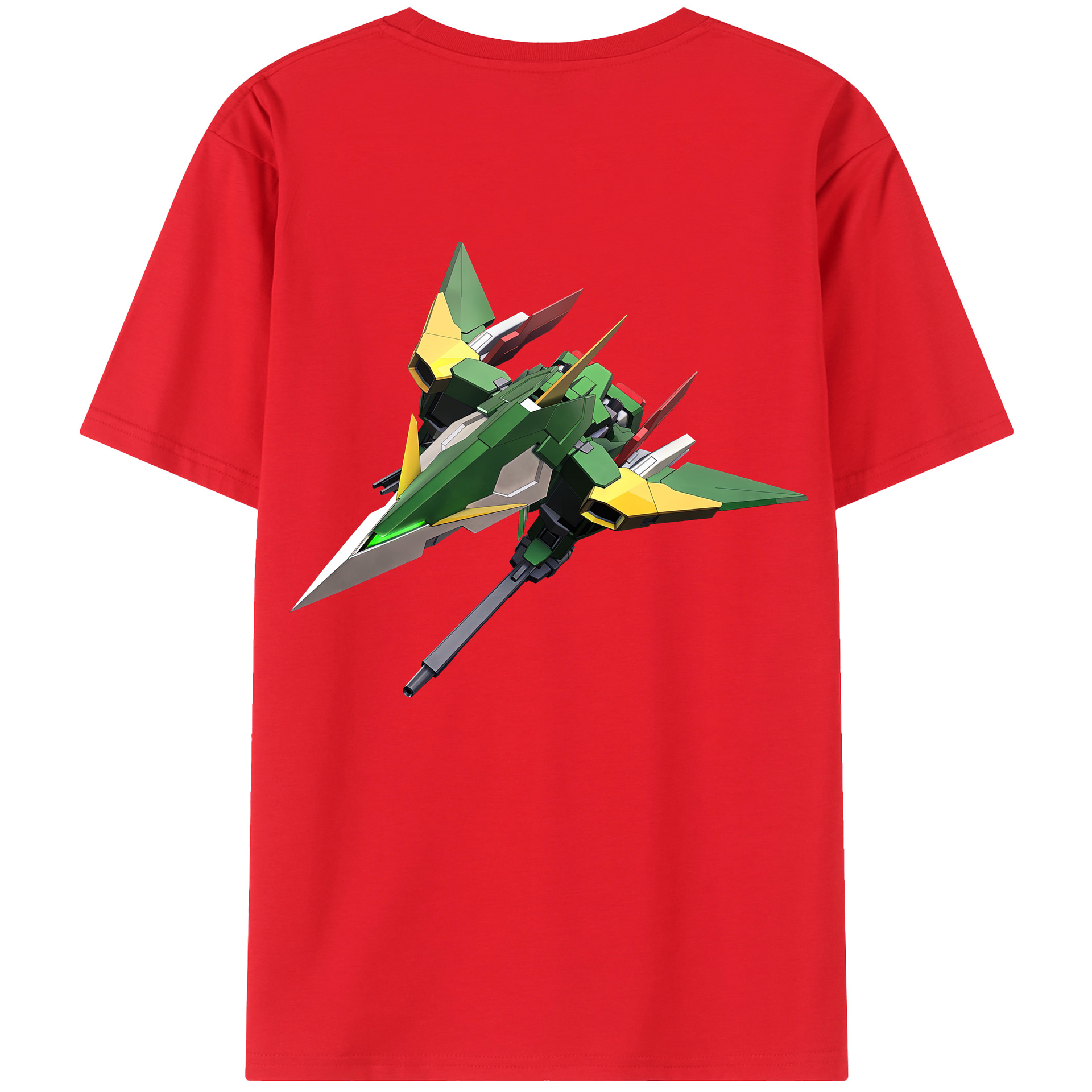 （画像用） 機動戦士ガンダム Mobile Suit Gundam 綿100％ メンズ半袖Tシャツ（バックプリント） 通気性