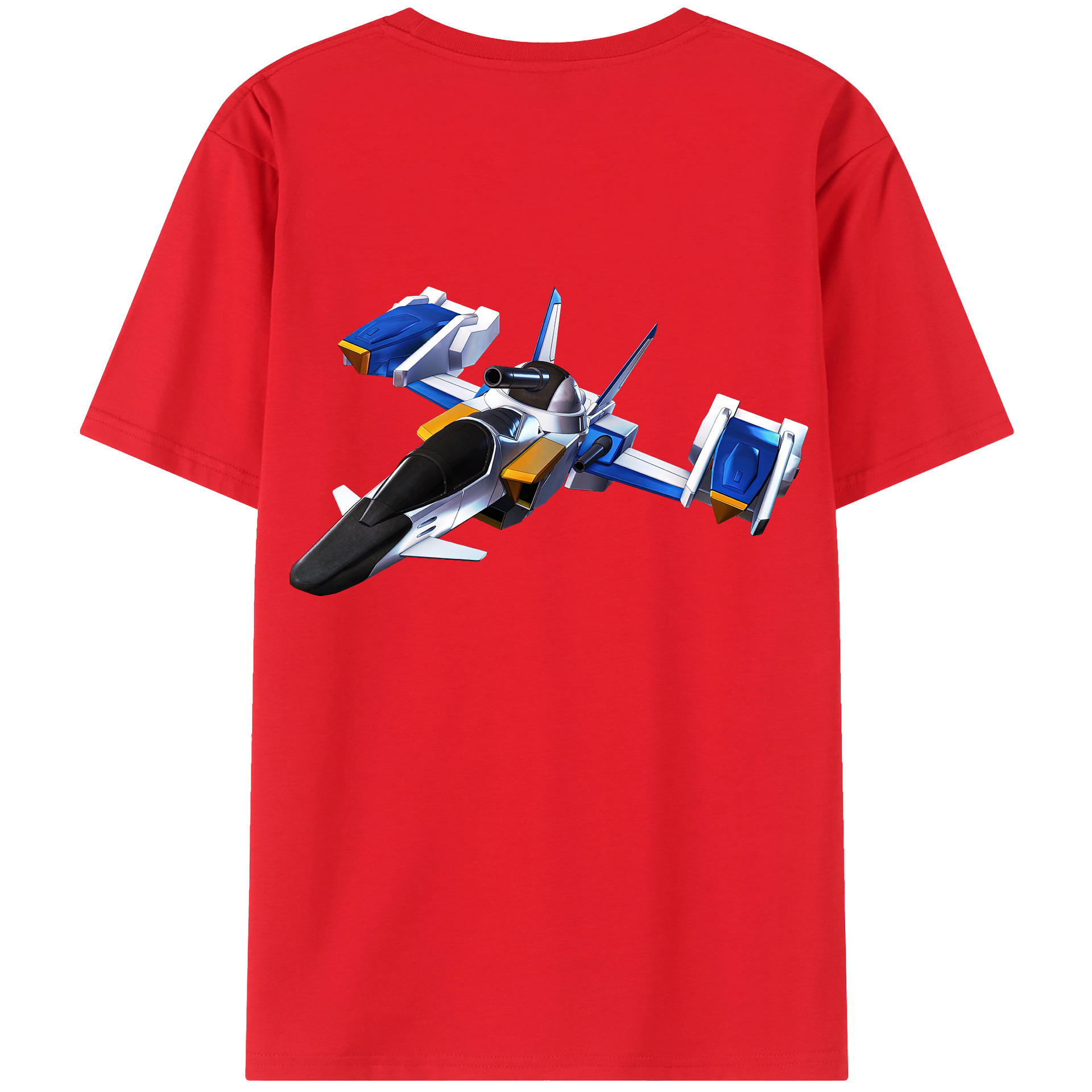 （画像用） 機動戦士ガンダム Mobile Suit Gundam 綿100％ メンズ半袖Tシャツ（バックプリント） 通気性