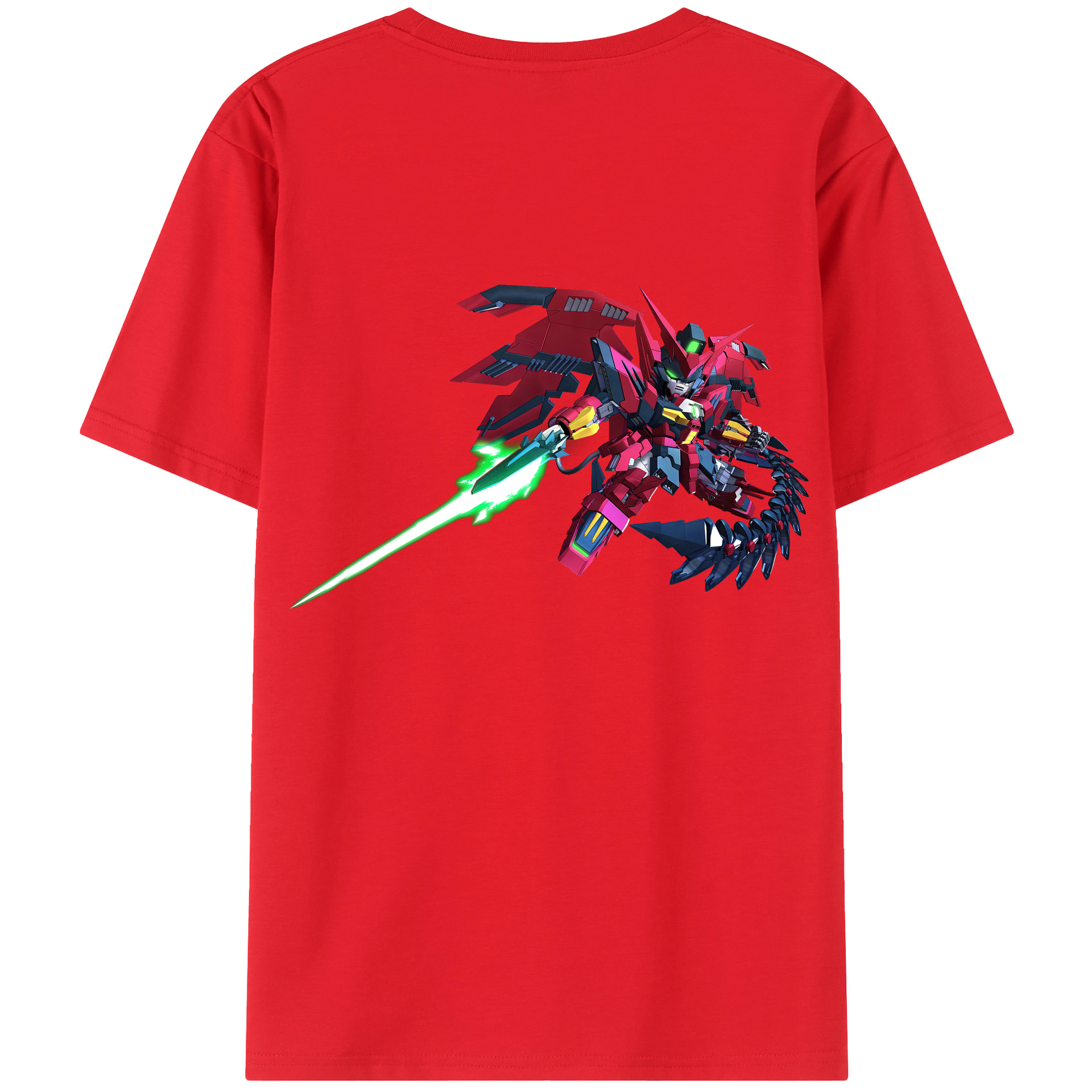 （画像用） 機動戦士ガンダム Mobile Suit Gundam 綿100％ メンズ半袖Tシャツ（バックプリント） 通気性