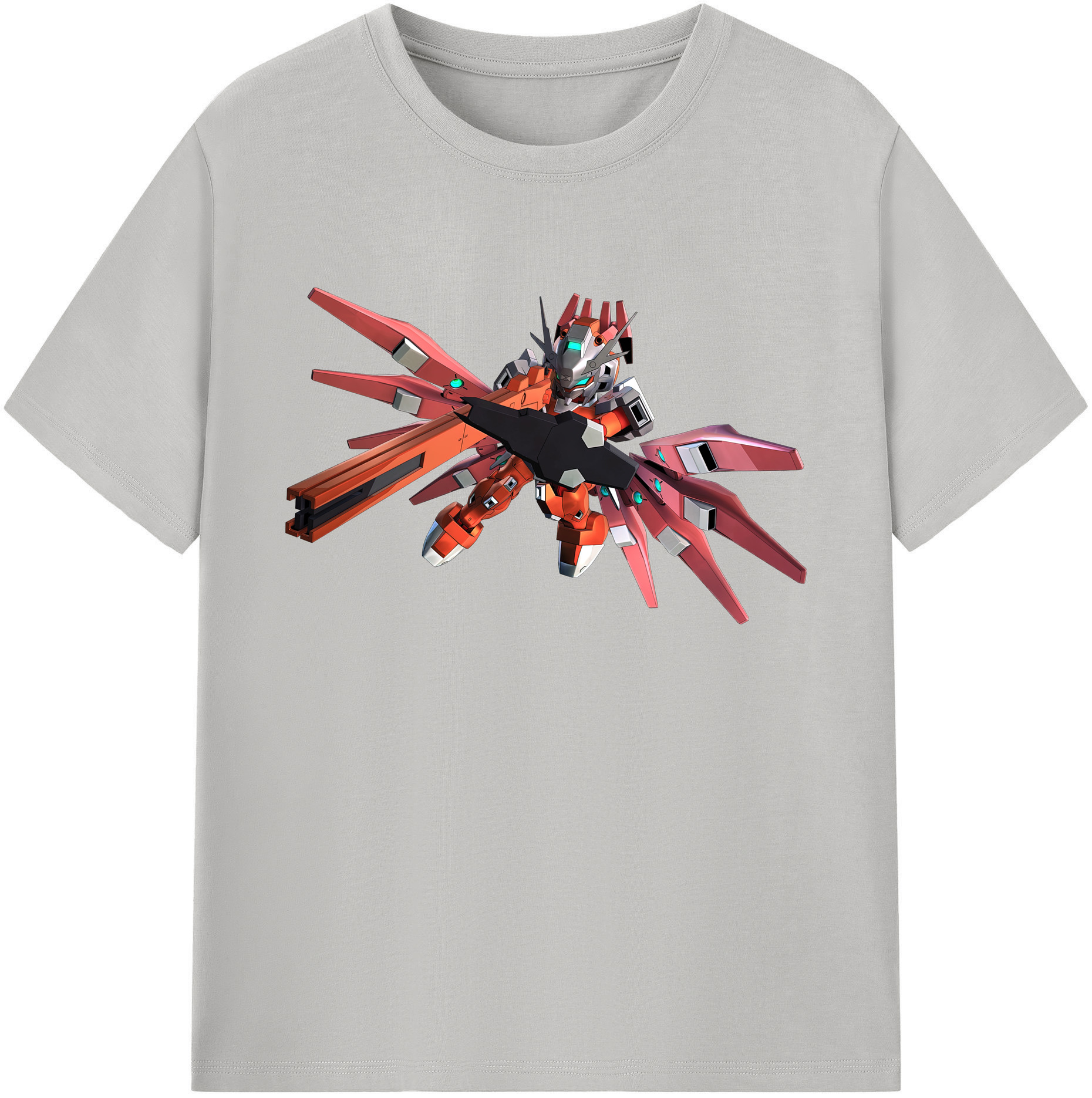 （画像用） 機動戦士ガンダム Mobile Suit Gundam 綿100％ メンズ半袖Tシャツ｜肌触りやわらか＆通気性