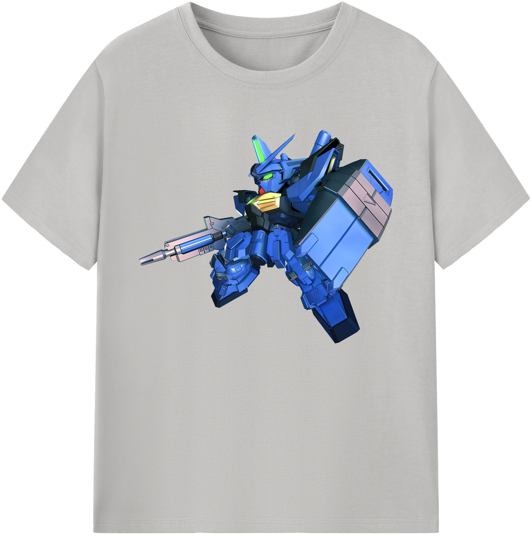 （画像用） 機動戦士ガンダム Mobile Suit Gundam 綿100％ メンズ半袖Tシャツ｜肌触りやわらか＆通気性