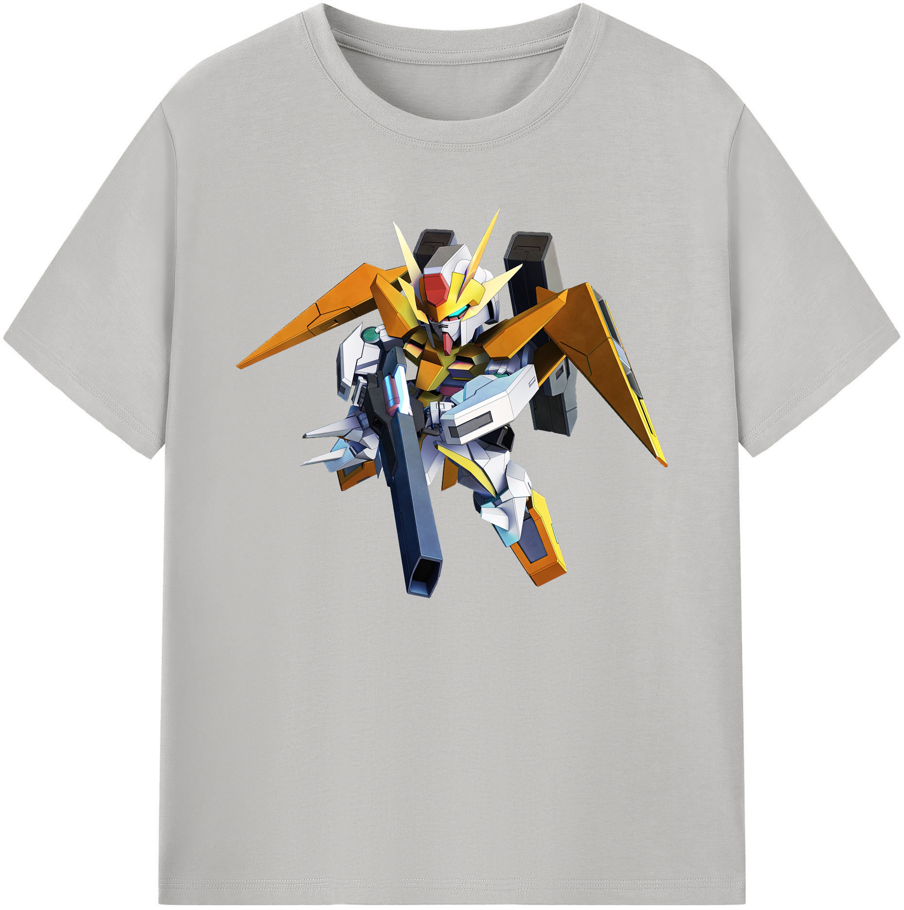 （画像用） 機動戦士ガンダム Mobile Suit Gundam 綿100％ メンズ半袖Tシャツ｜肌触りやわらか＆通気性