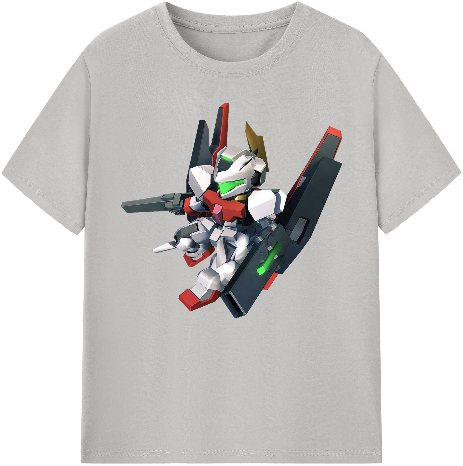 （画像用） 機動戦士ガンダム Mobile Suit Gundam 綿100％ メンズ半袖Tシャツ｜肌触りやわらか＆通気性