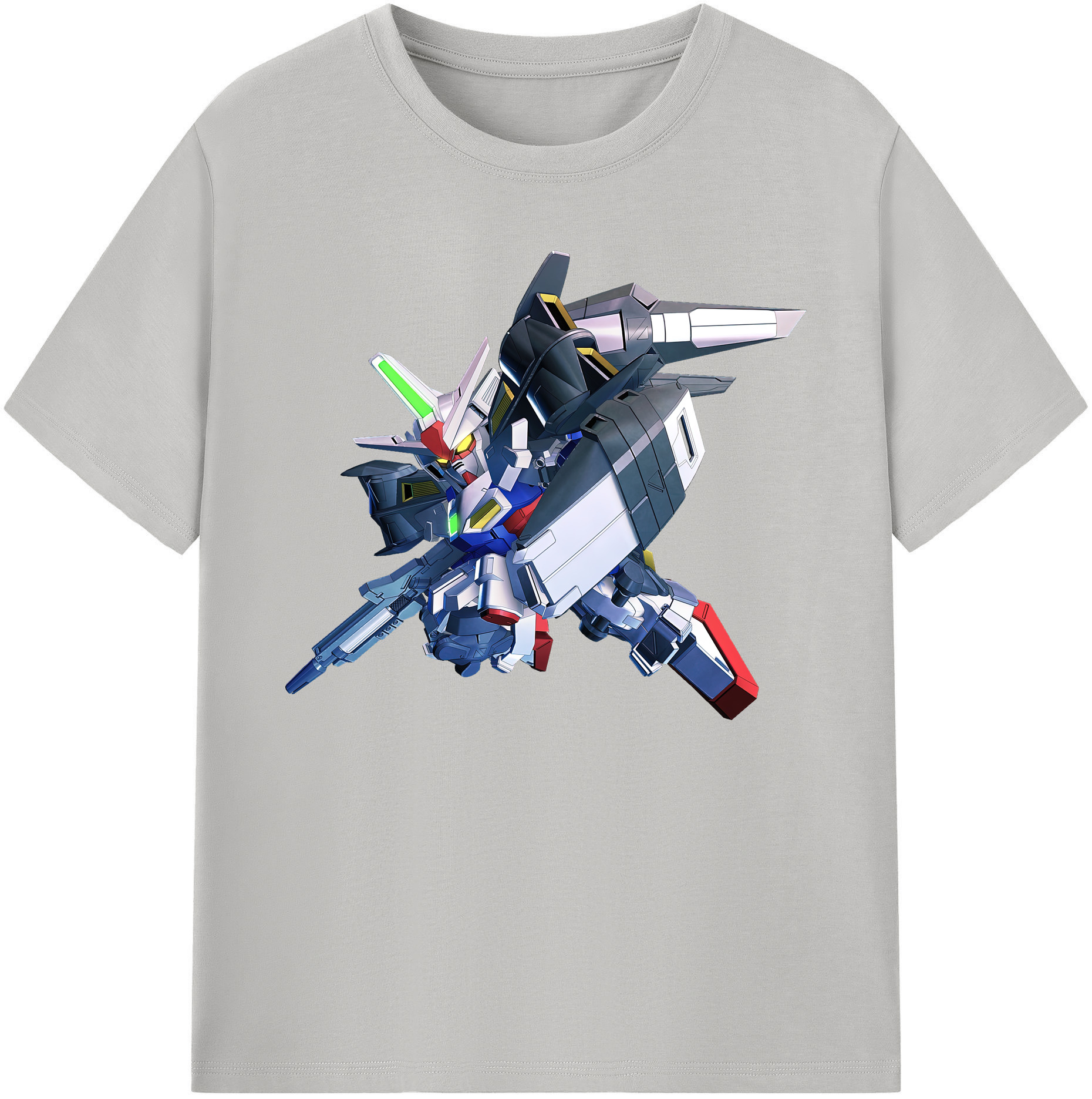 （画像用） 機動戦士ガンダム Mobile Suit Gundam 綿100％ メンズ半袖Tシャツ｜肌触りやわらか＆通気性