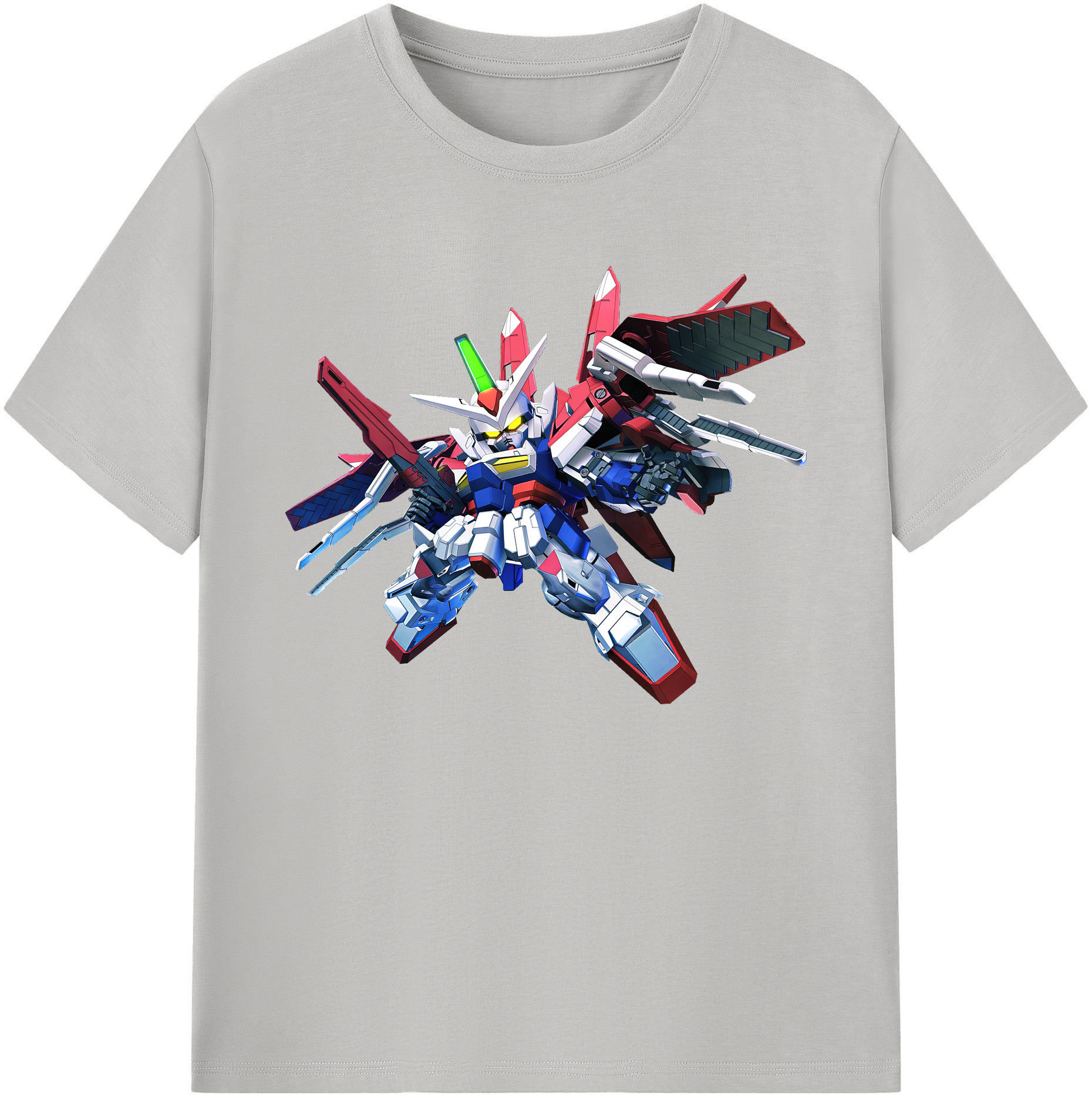 （画像用） 機動戦士ガンダム Mobile Suit Gundam 綿100％ メンズ半袖Tシャツ｜肌触りやわらか＆通気性