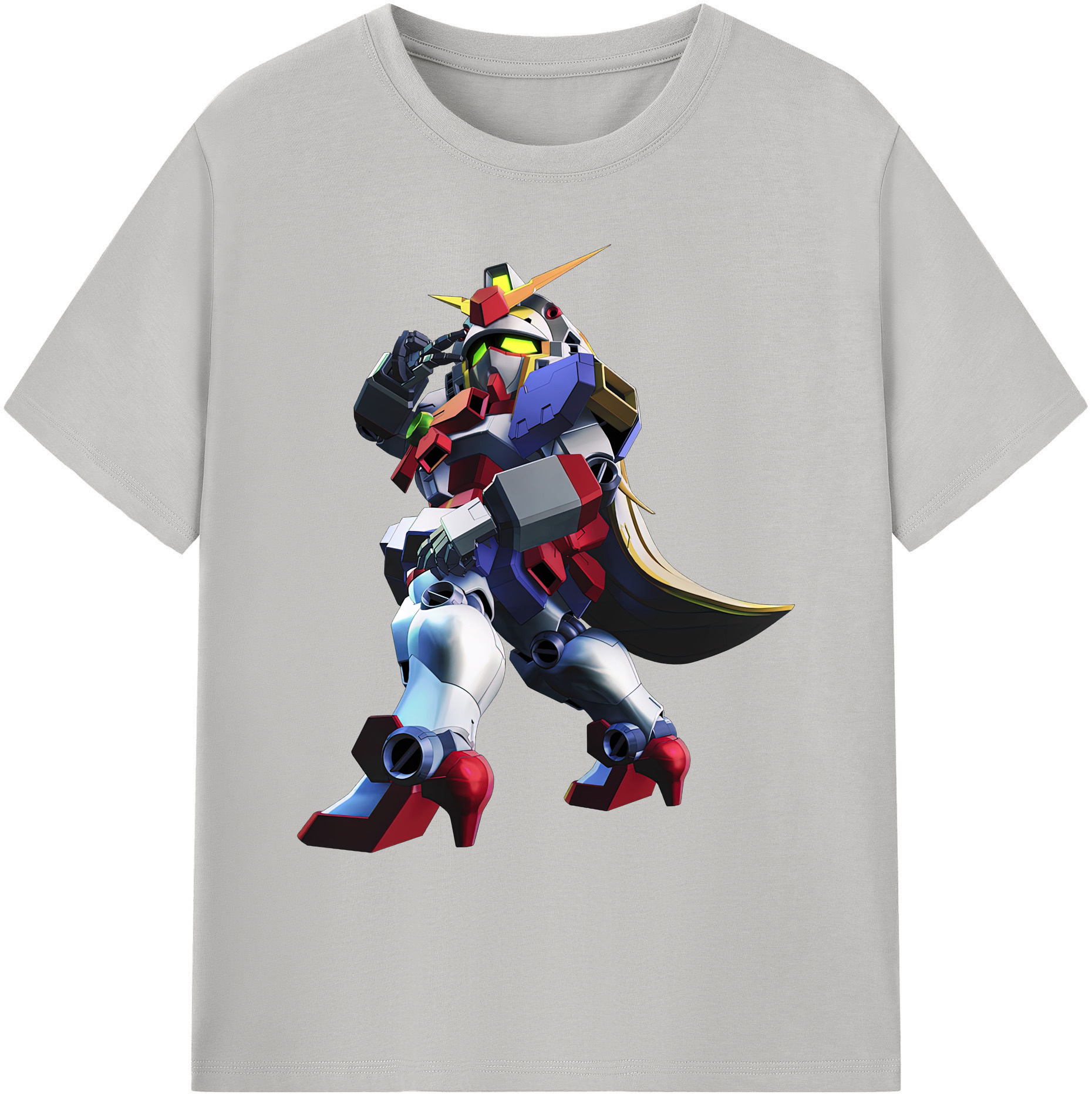 （画像用） 機動戦士ガンダム Mobile Suit Gundam 綿100％ メンズ半袖Tシャツ｜肌触りやわらか＆通気性