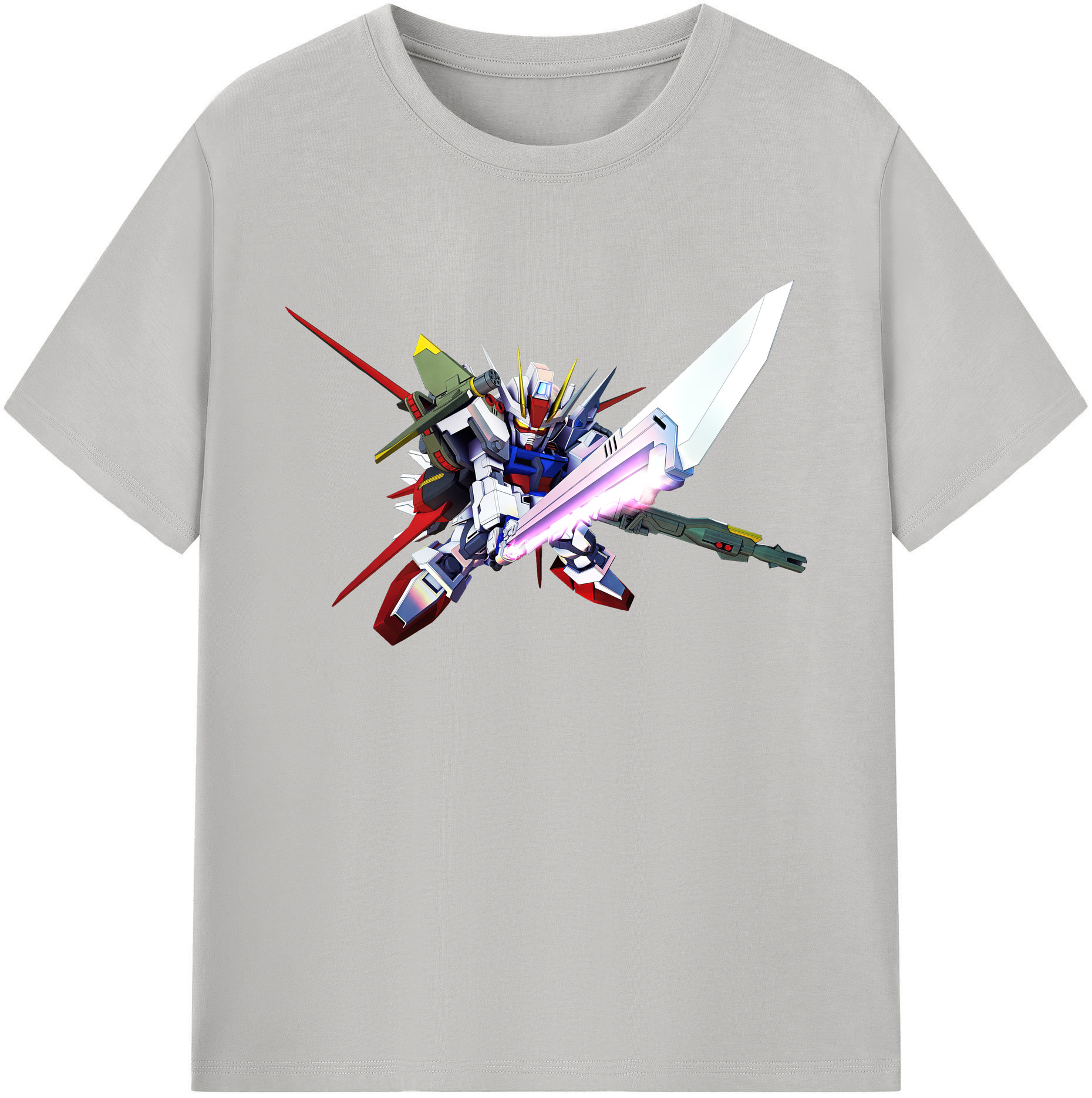 （画像用） 機動戦士ガンダム Mobile Suit Gundam 綿100％ メンズ半袖Tシャツ｜肌触りやわらか＆通気性