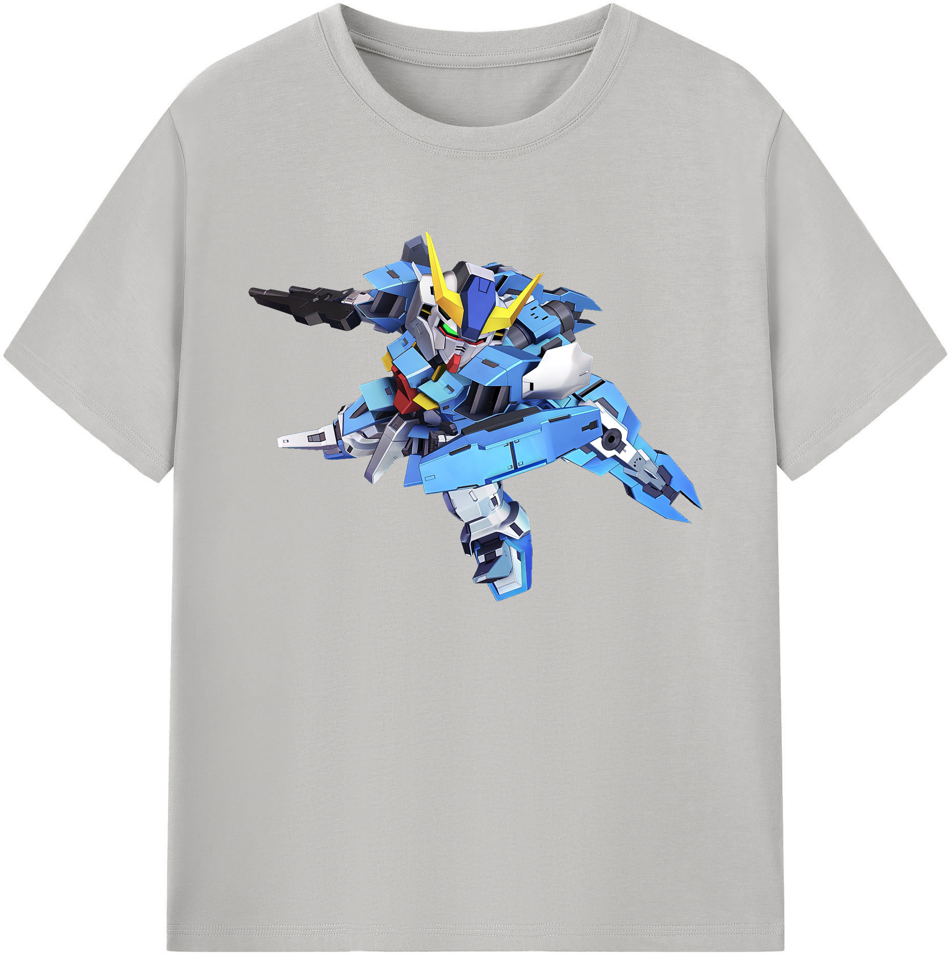 （画像用） 機動戦士ガンダム Mobile Suit Gundam 綿100％ メンズ半袖Tシャツ｜肌触りやわらか＆通気性