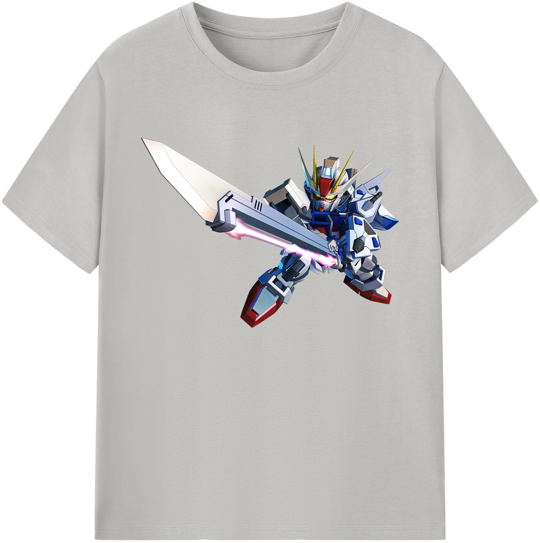 （画像用） 機動戦士ガンダム Mobile Suit Gundam 綿100％ メンズ半袖Tシャツ｜肌触りやわらか＆通気性
