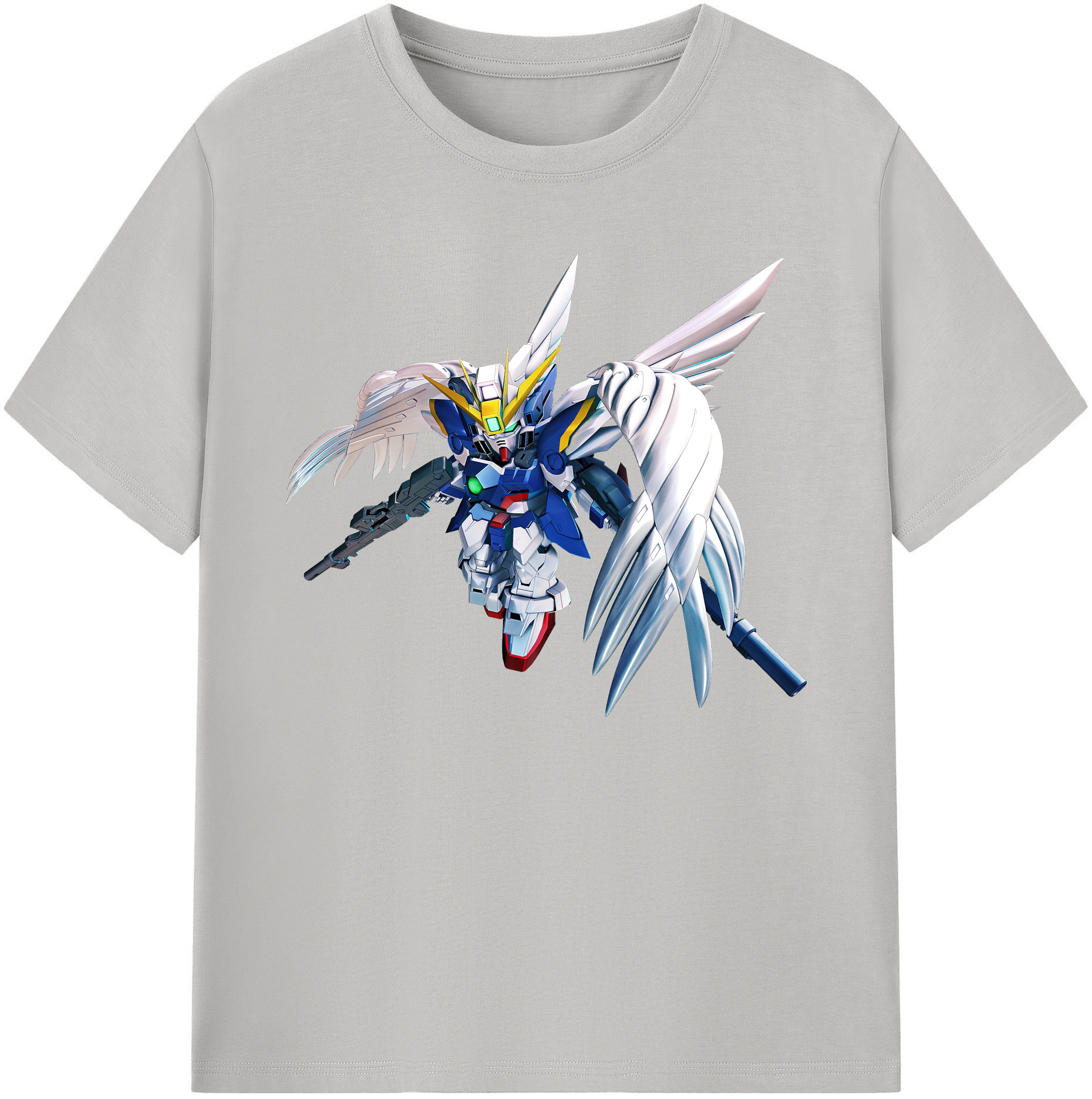 （画像用） 機動戦士ガンダム Mobile Suit Gundam 綿100％ メンズ半袖Tシャツ｜肌触りやわらか＆通気性