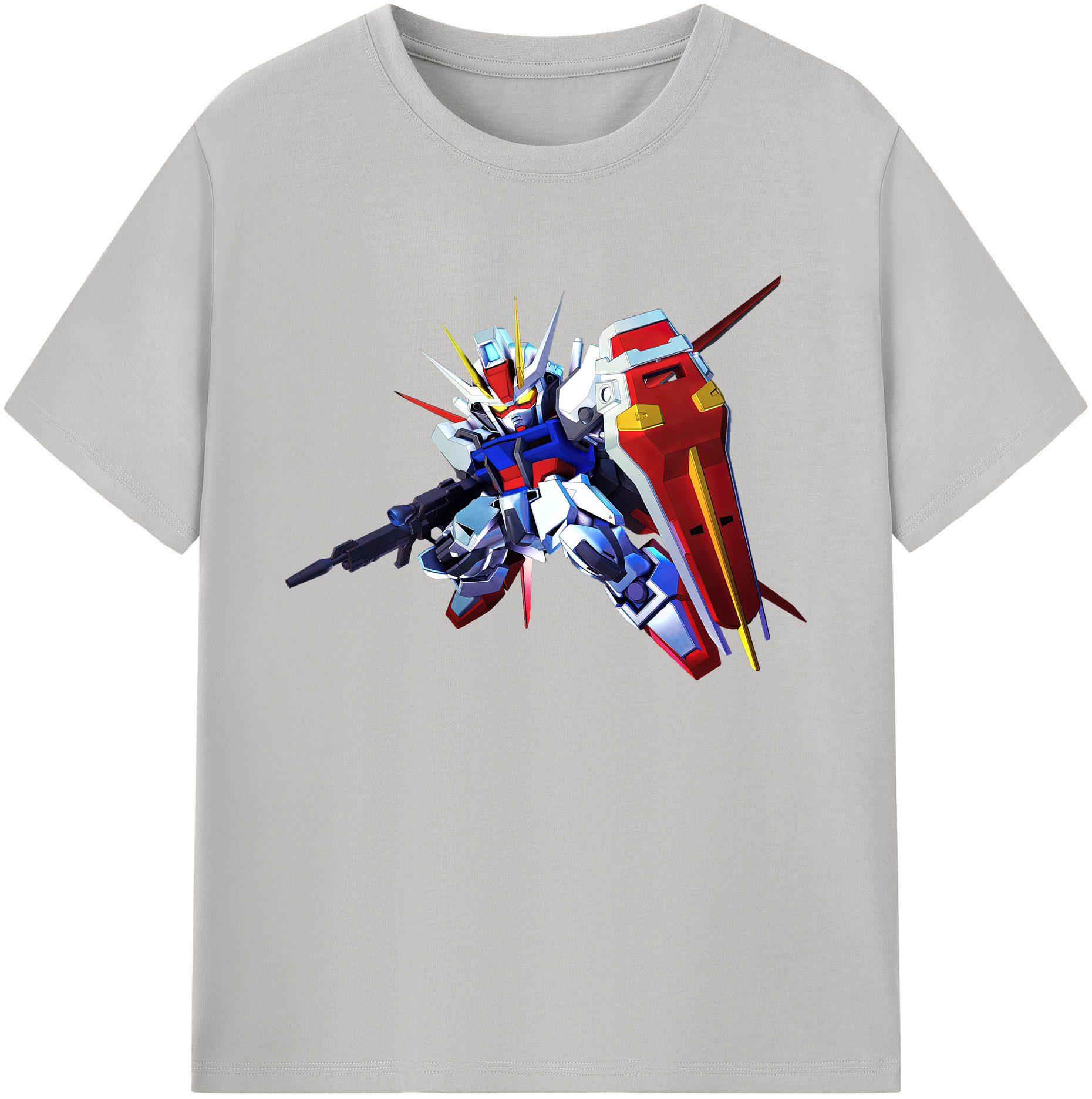 （画像用） 機動戦士ガンダム Mobile Suit Gundam 綿100％ メンズ半袖Tシャツ｜肌触りやわらか＆通気性