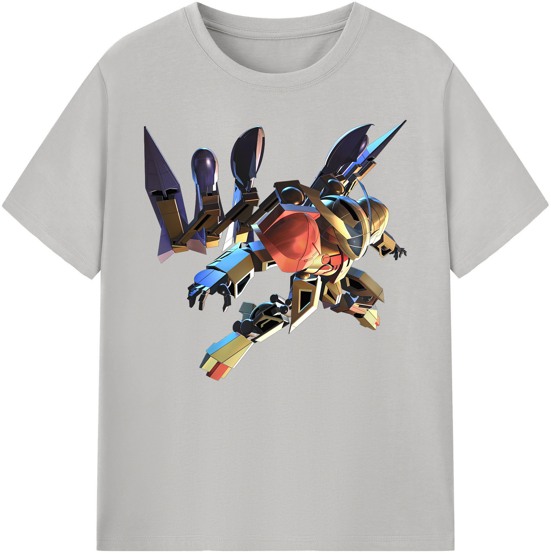（画像用） 機動戦士ガンダム Mobile Suit Gundam 綿100％ メンズ半袖Tシャツ｜肌触りやわらか＆通気性