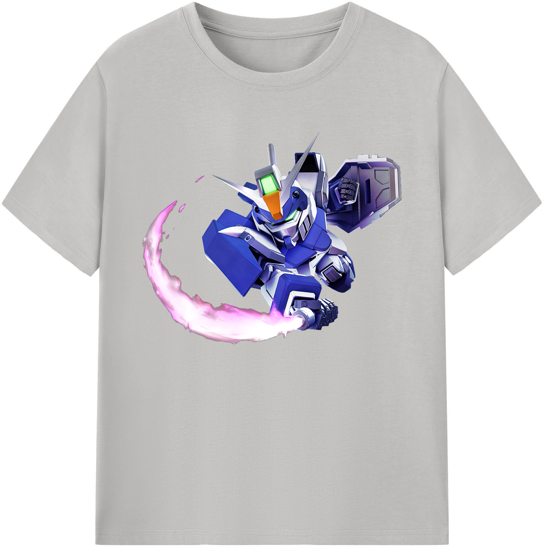 （画像用） 機動戦士ガンダム Mobile Suit Gundam 綿100％ メンズ半袖Tシャツ｜肌触りやわらか＆通気性