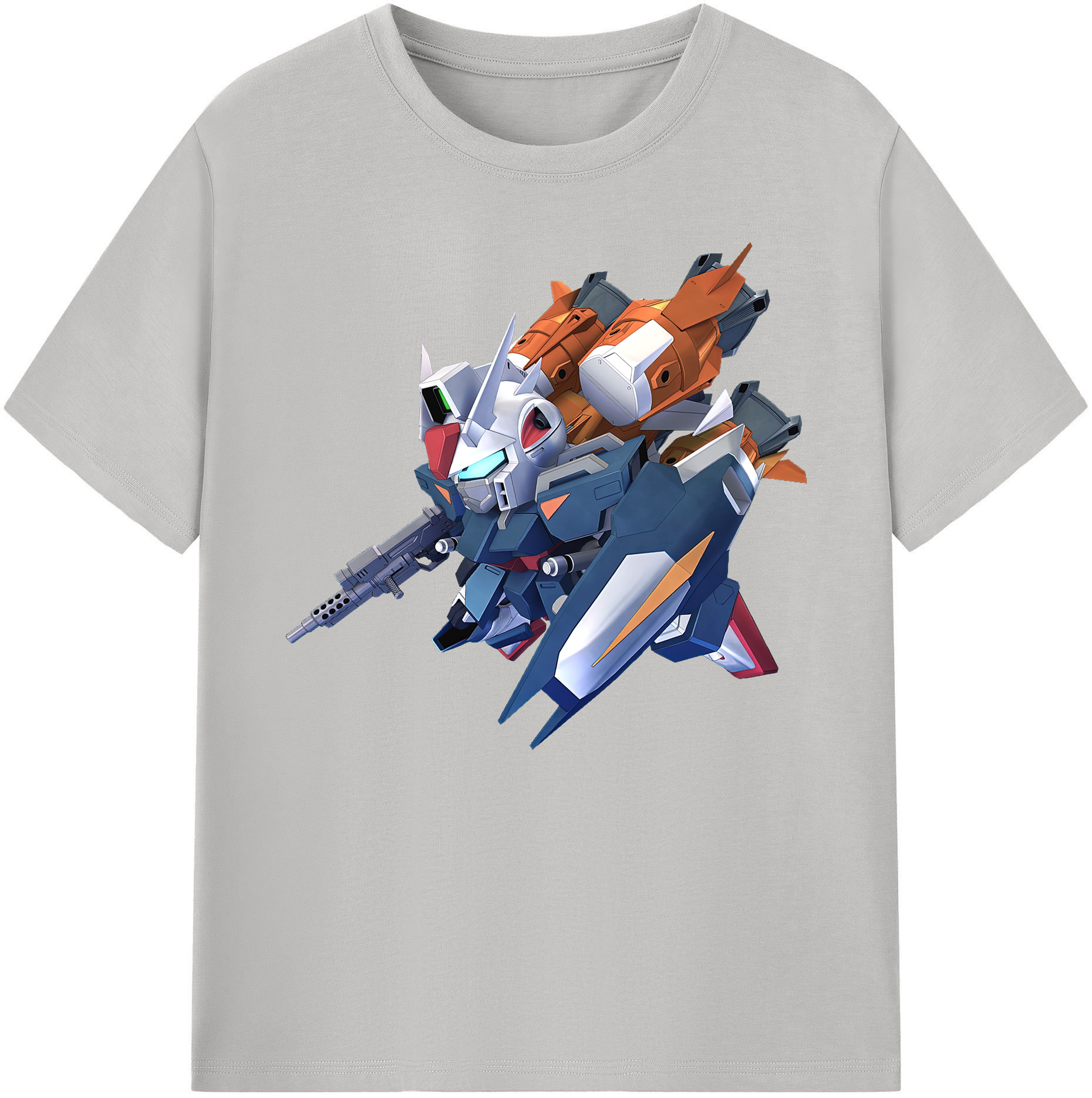 （画像用） 機動戦士ガンダム Mobile Suit Gundam 綿100％ メンズ半袖Tシャツ｜肌触りやわらか＆通気性