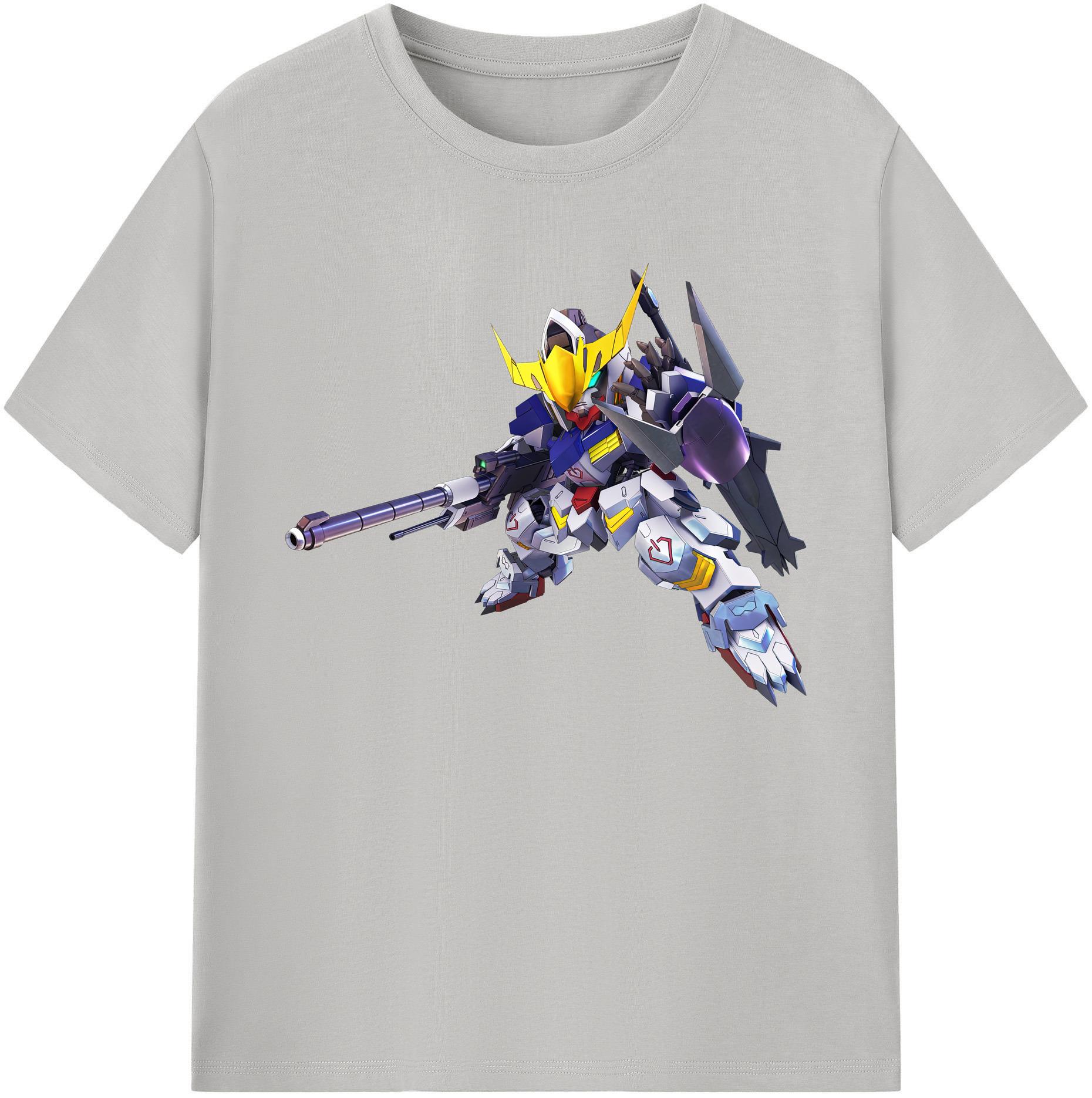 （画像用） 機動戦士ガンダム Mobile Suit Gundam 綿100％ メンズ半袖Tシャツ｜肌触りやわらか＆通気性